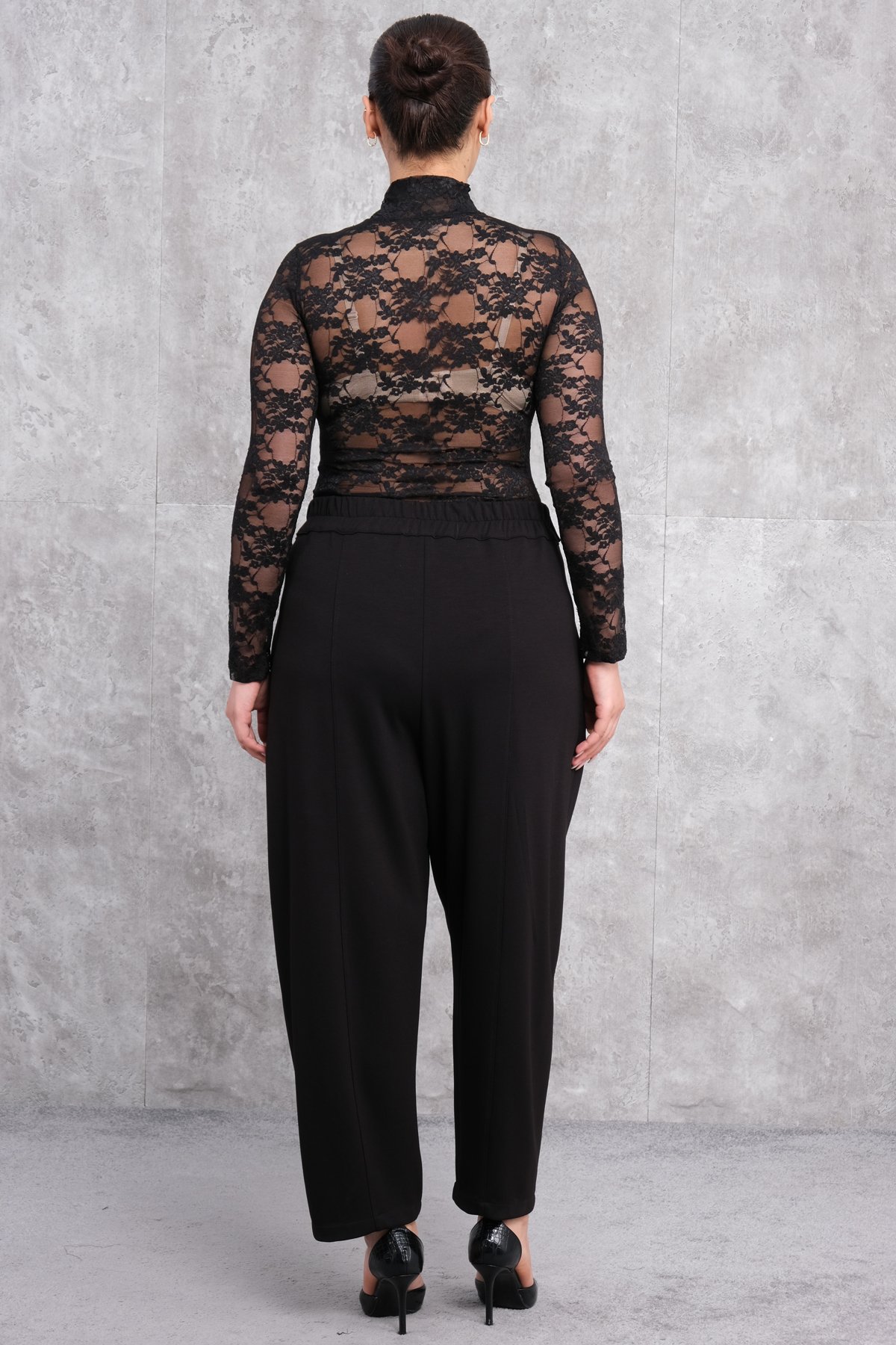 Plus Size Pants-Black