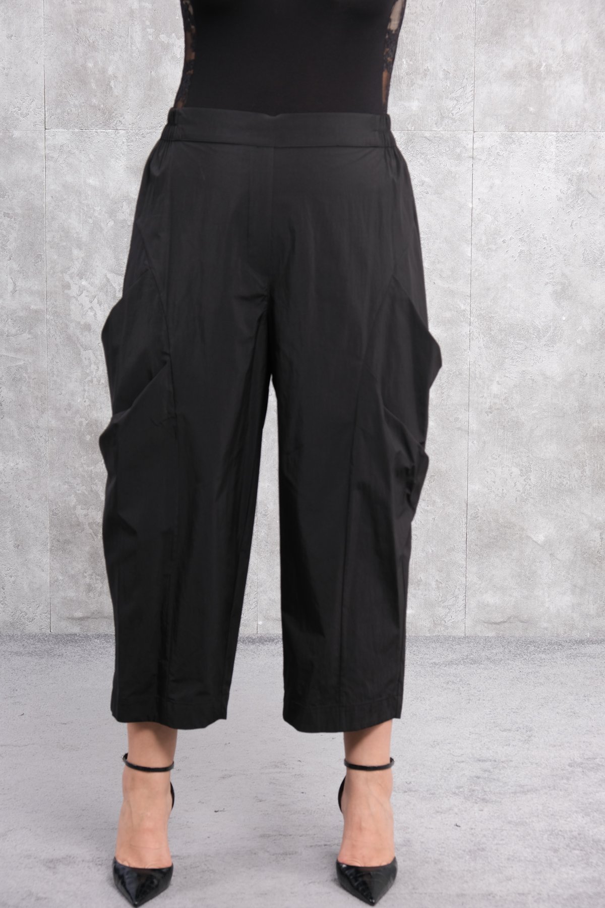 Plus Size Pants-Black