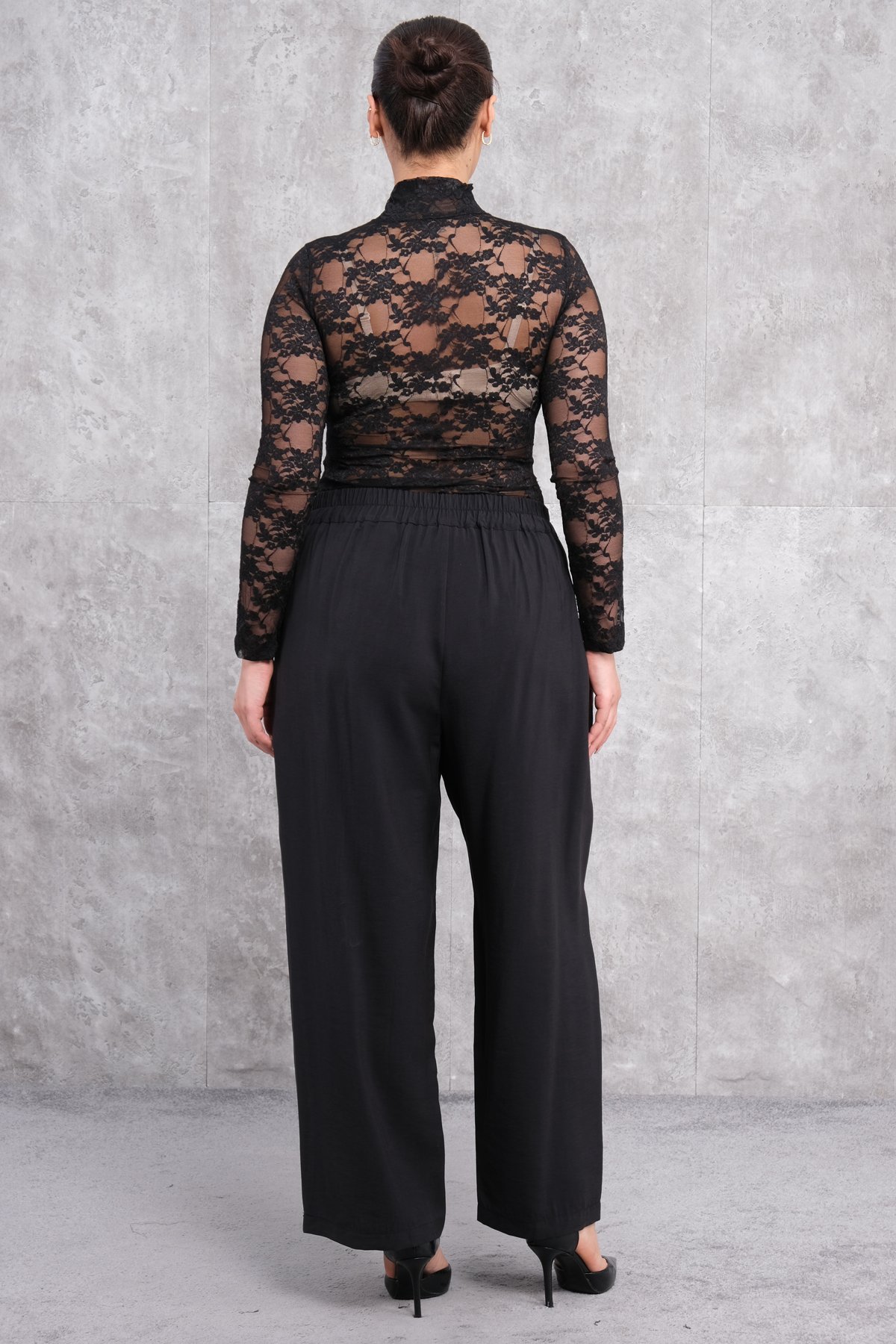 Plus Size Pants-Black