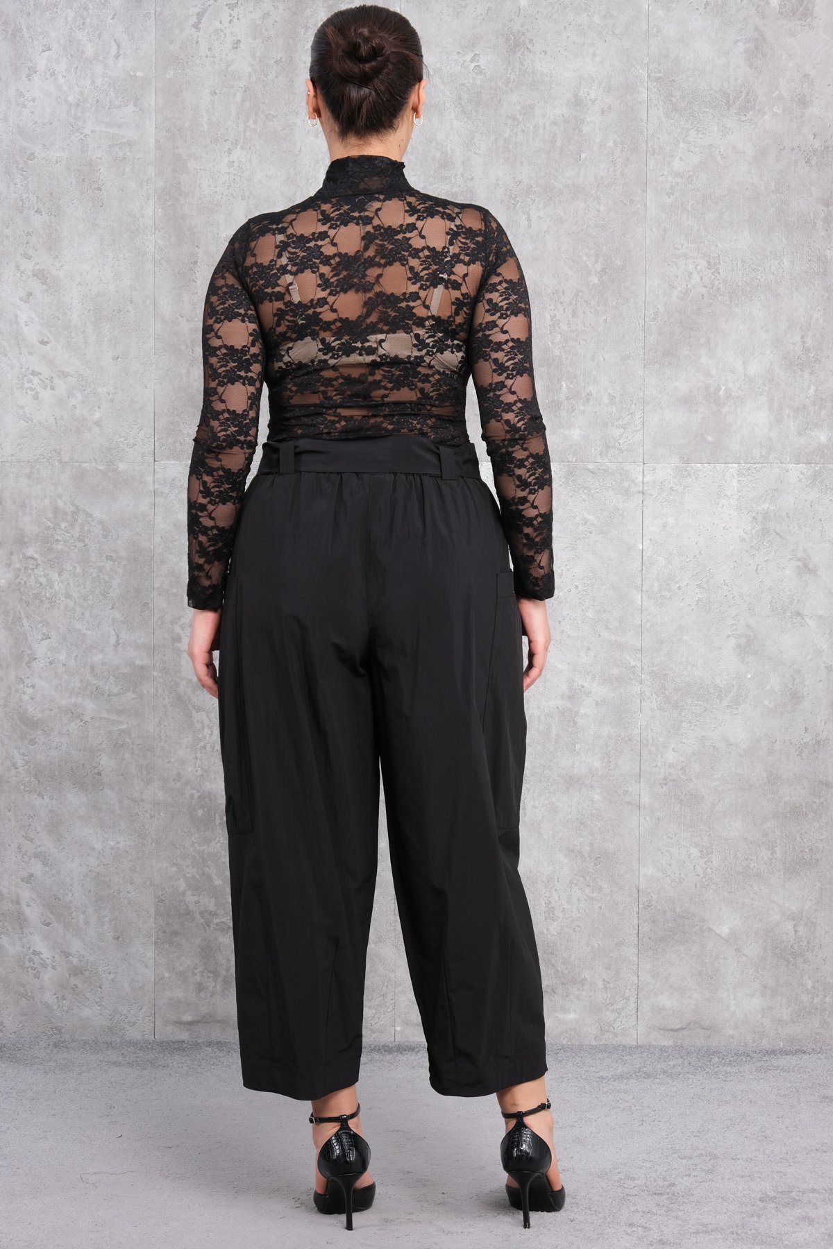 Plus Size Pants-Black