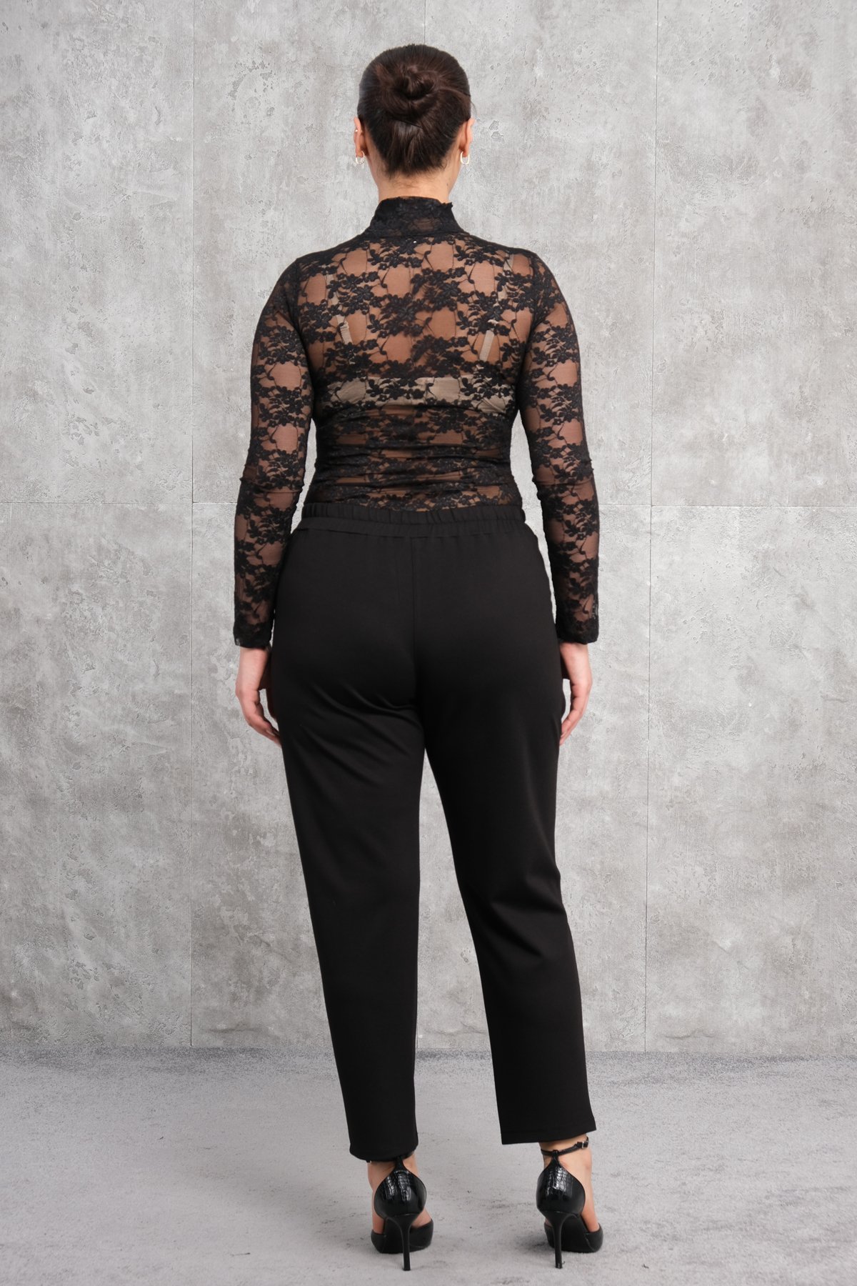 Plus Size Pants-Black