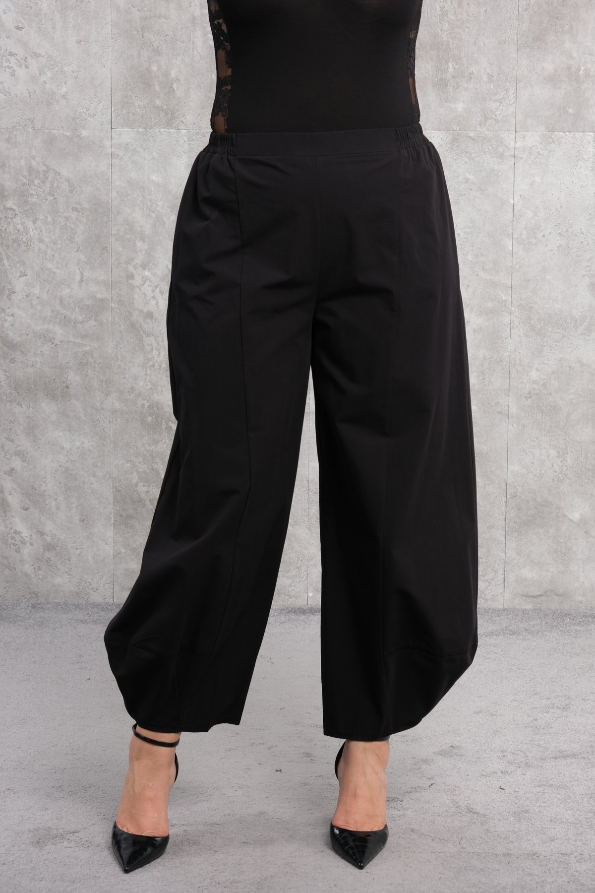 Plus Size Pants-Black