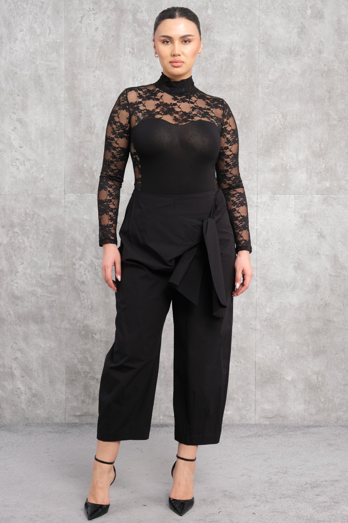 Plus Size Pants-Black