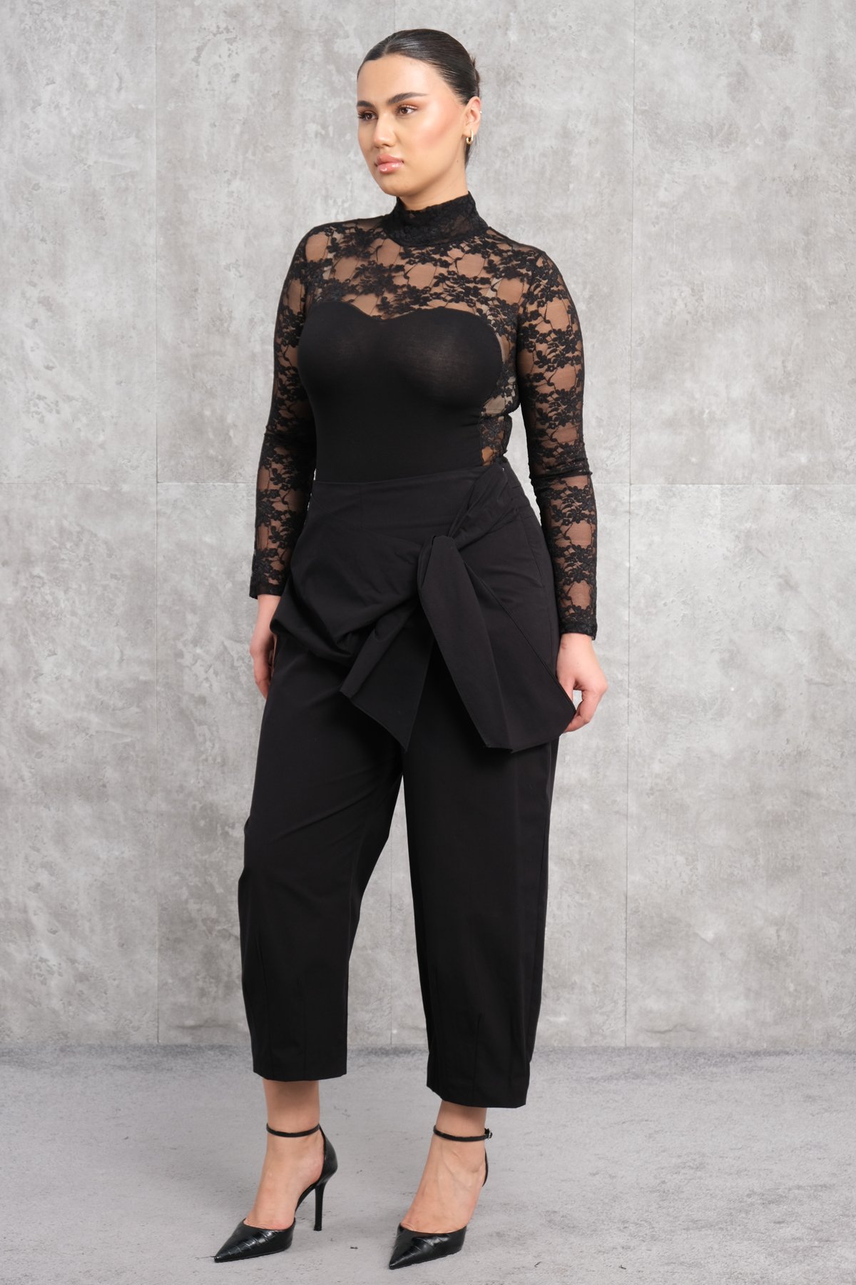 Plus Size Pants-Black