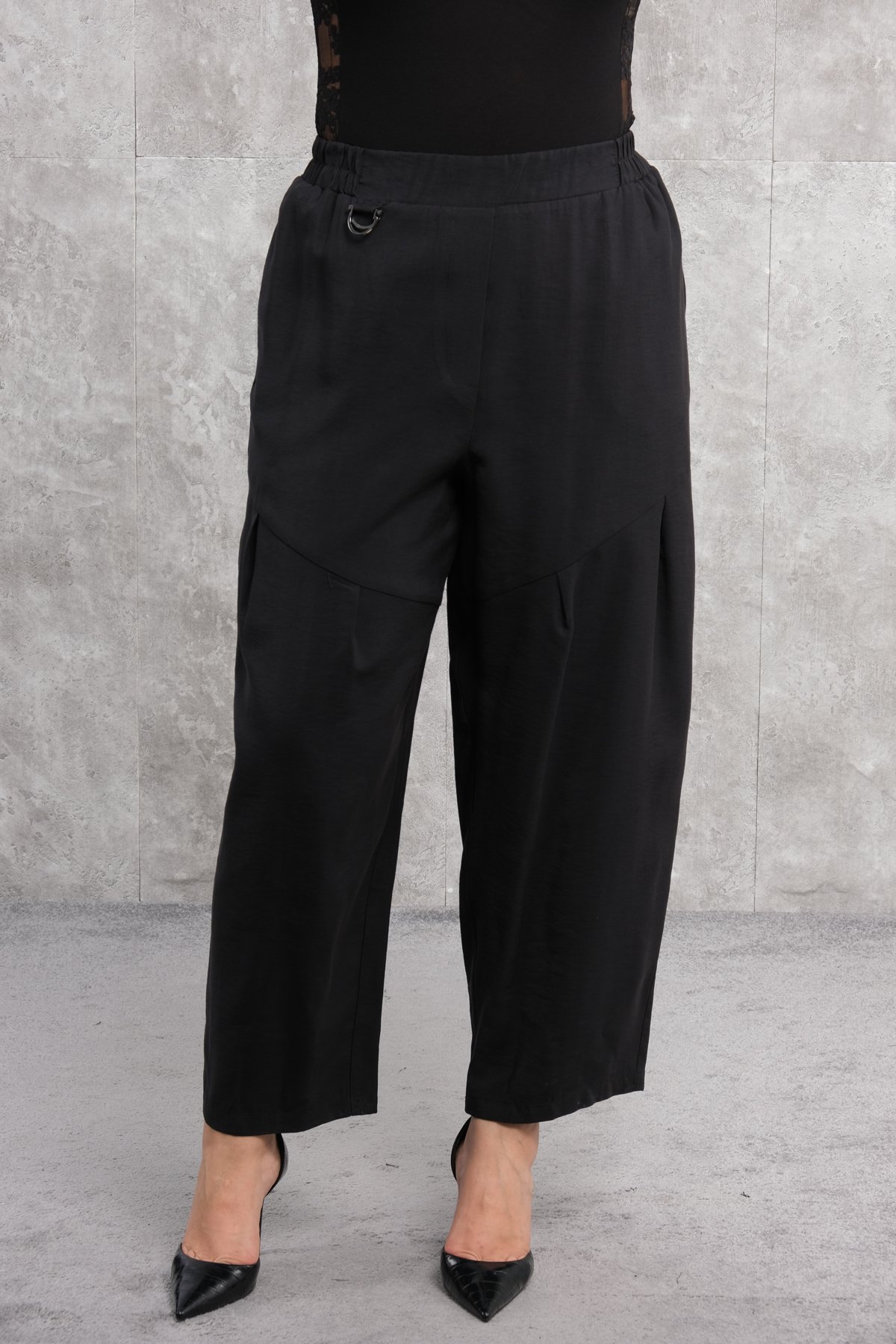 Plus Size Pants-Black
