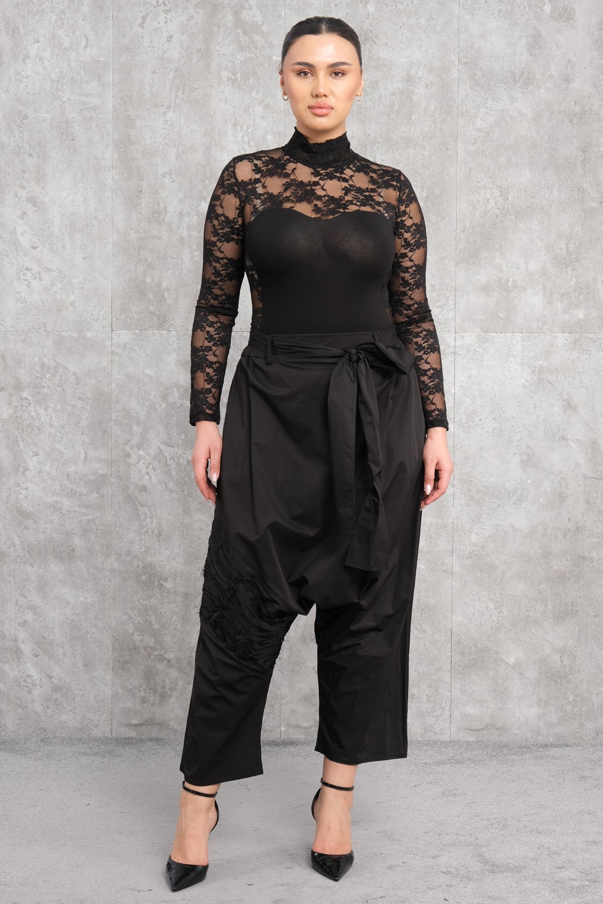 Plus Size Pants-Black