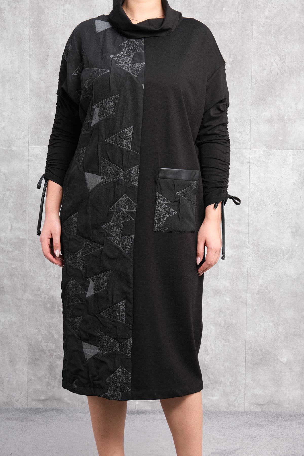 Plus Size Dress-Black
