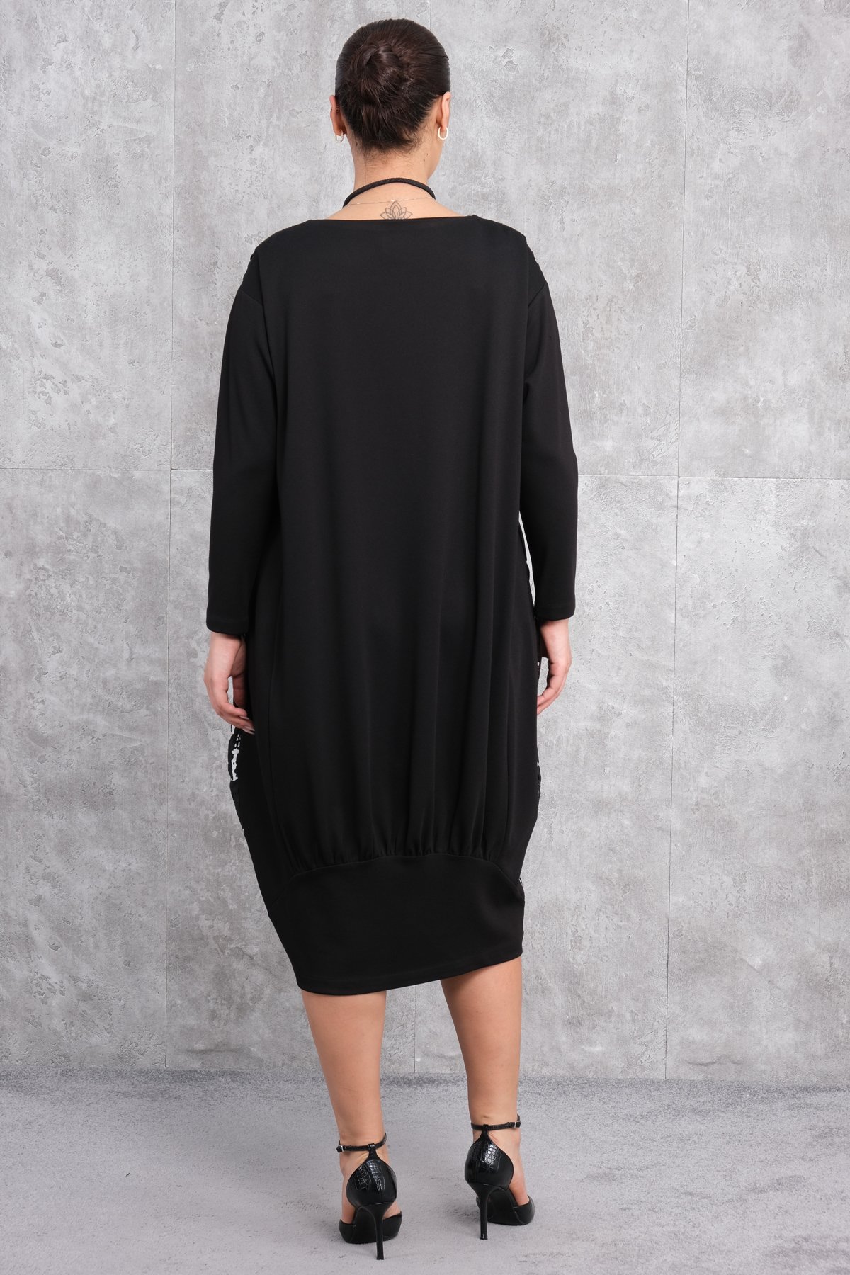 Plus Size Dress-Black