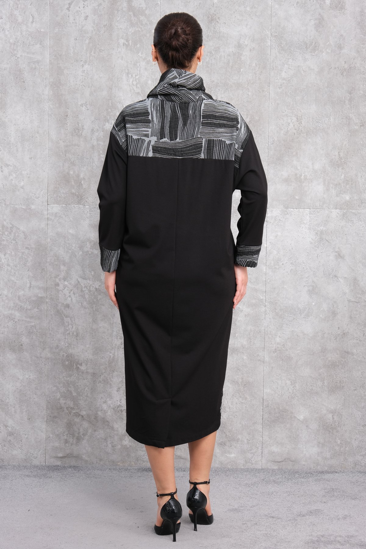 Plus Size Dress-Black