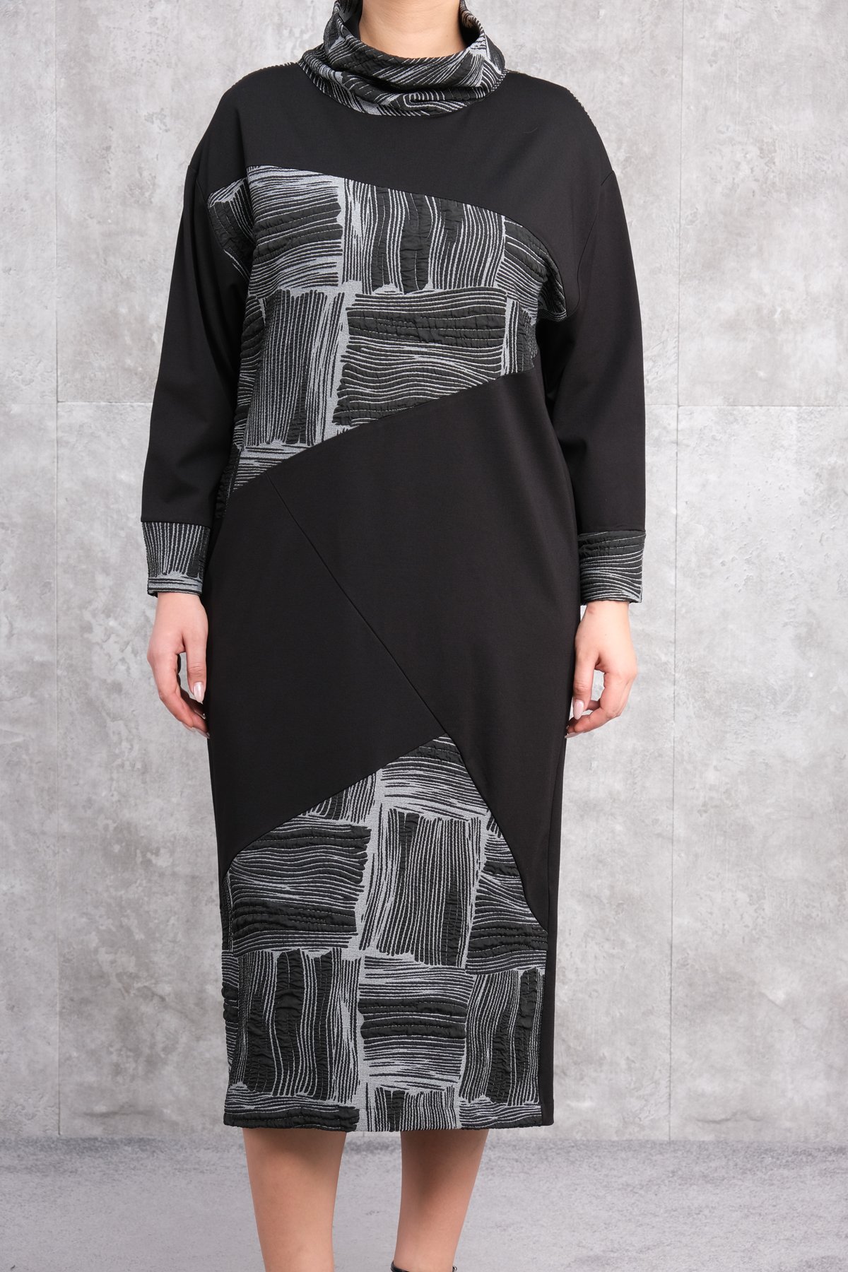 Plus Size Dress-Black