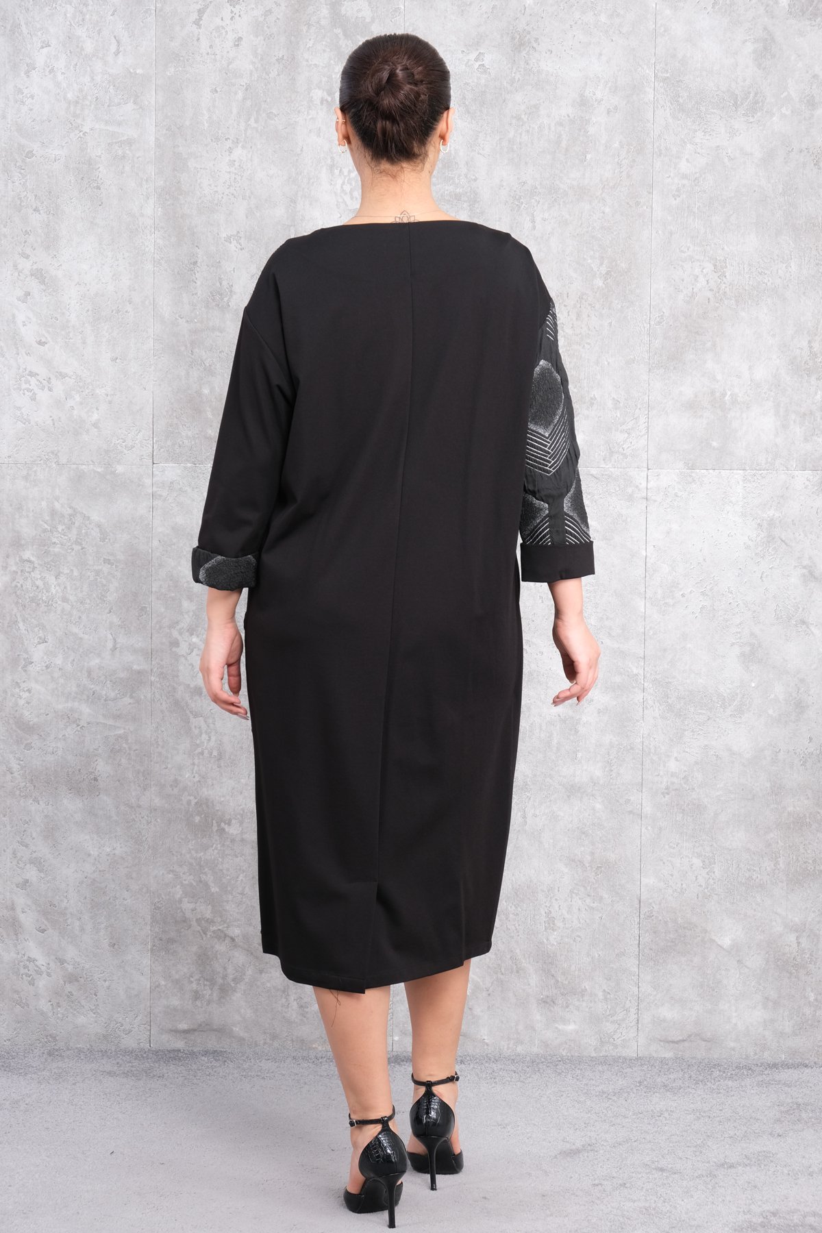 Plus Size Dress-Black