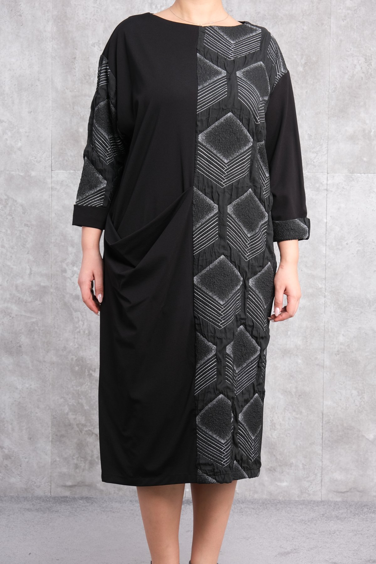 Plus Size Dress-Black