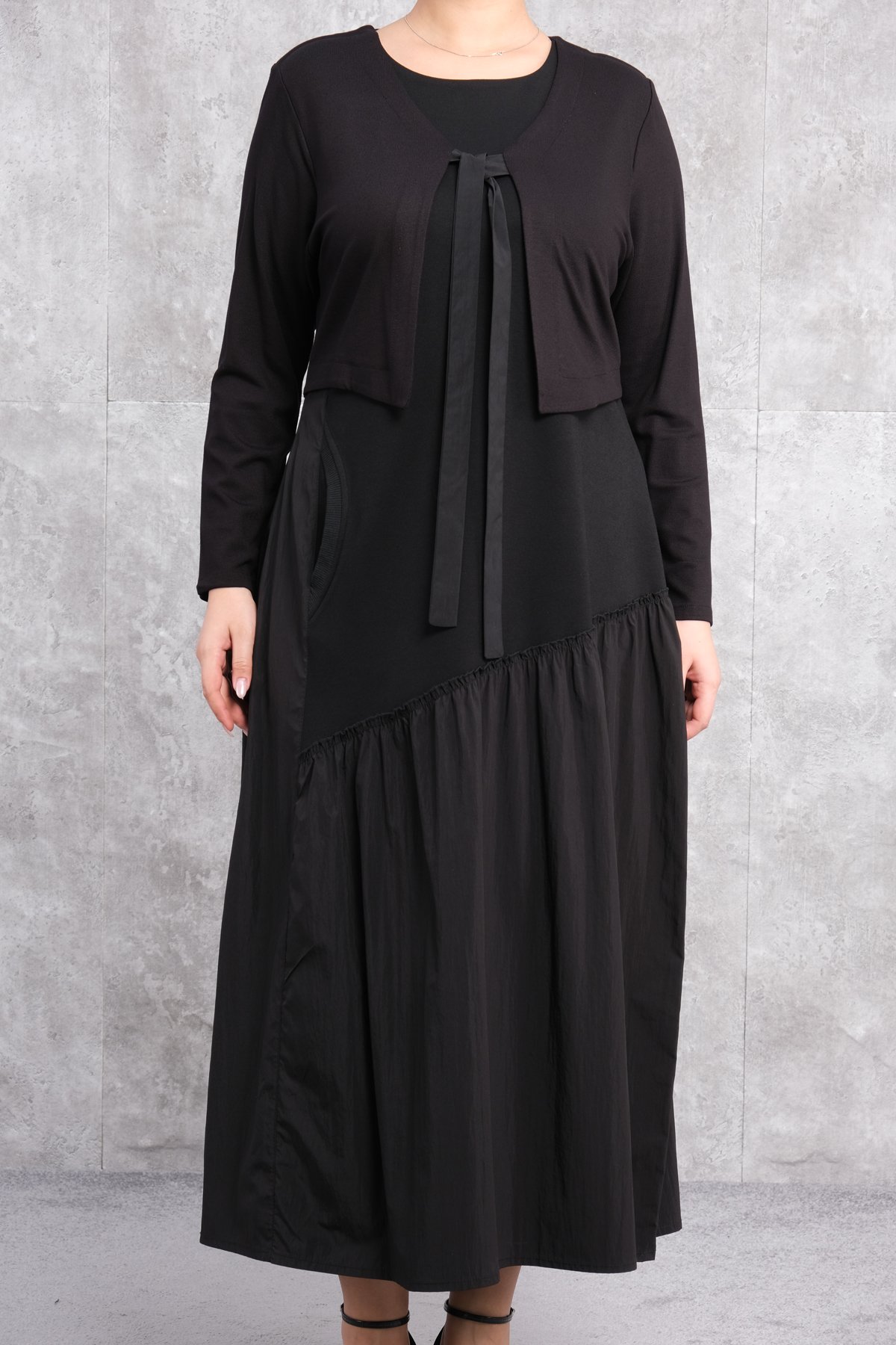 Plus Size Dress-Black