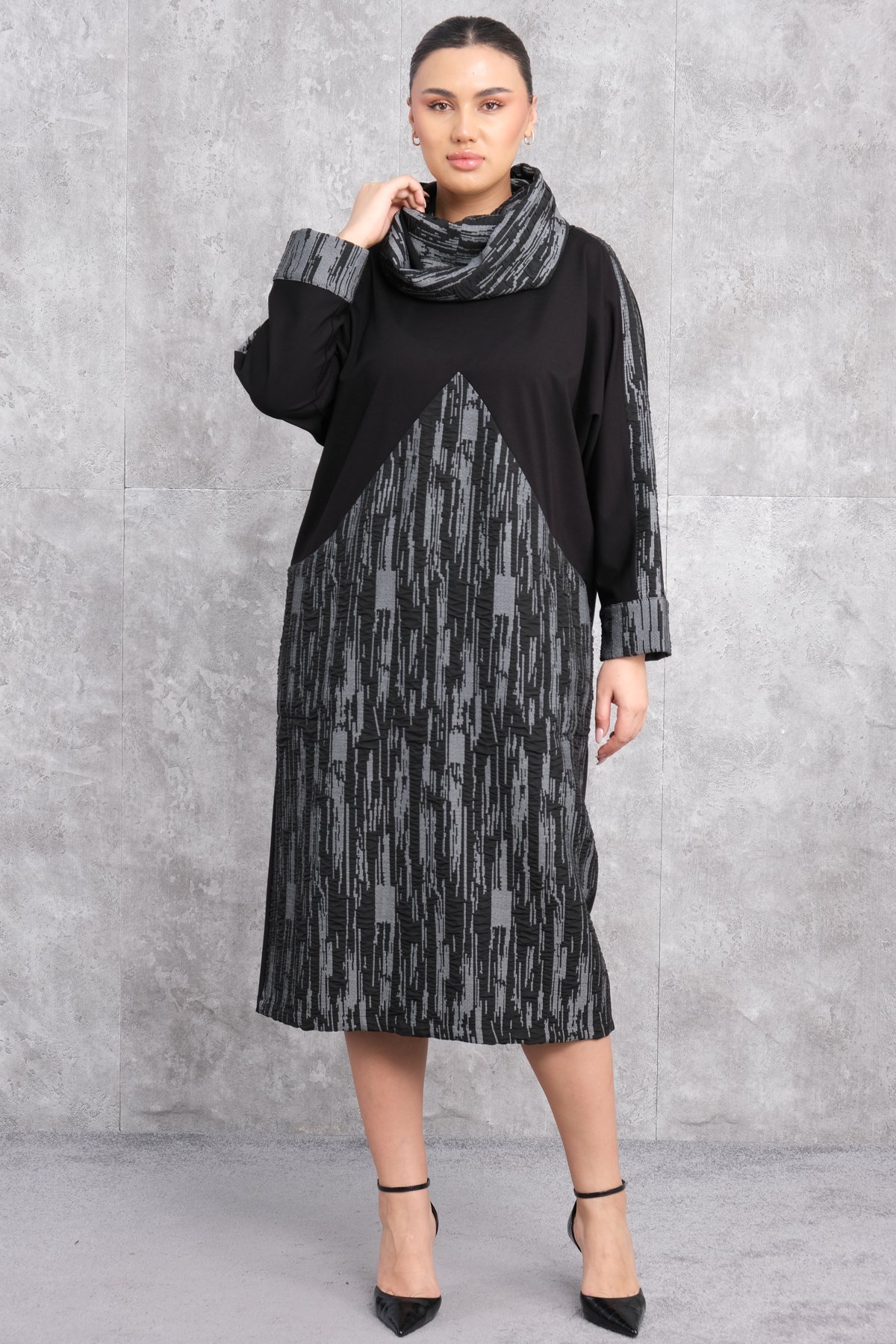 Plus Size Dress-Black