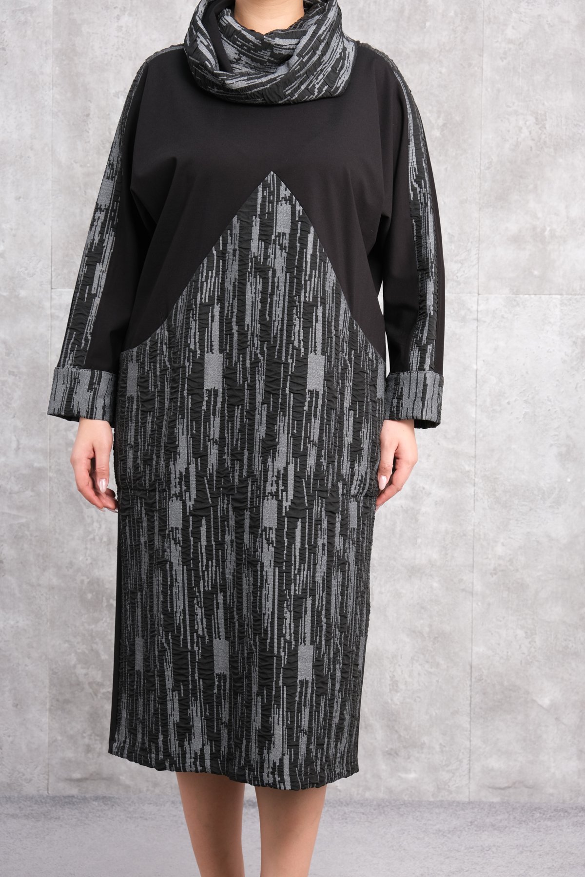 Plus Size Dress-Black