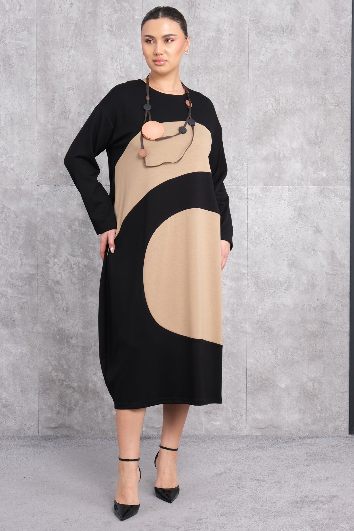 Plus Size Dress-Black