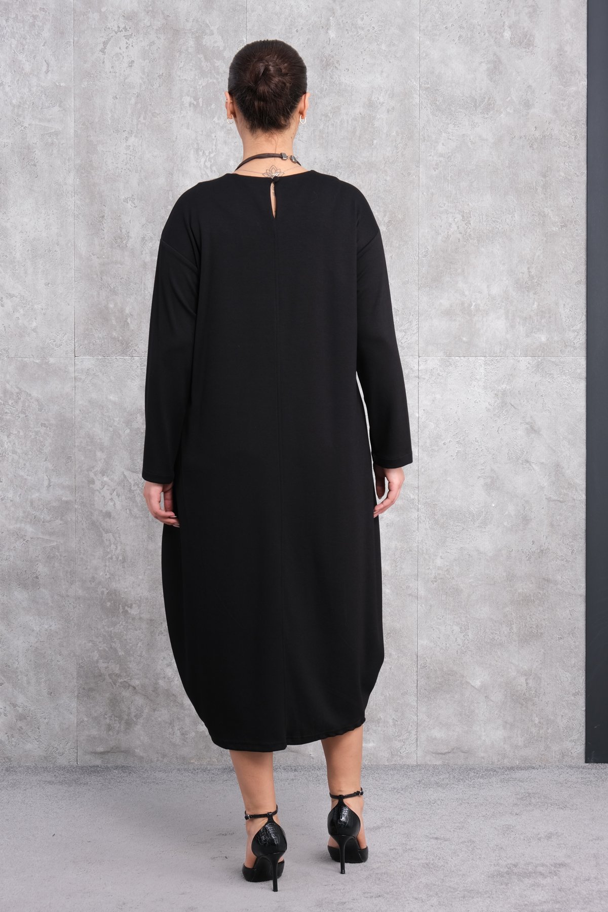 Plus Size Dress-Black