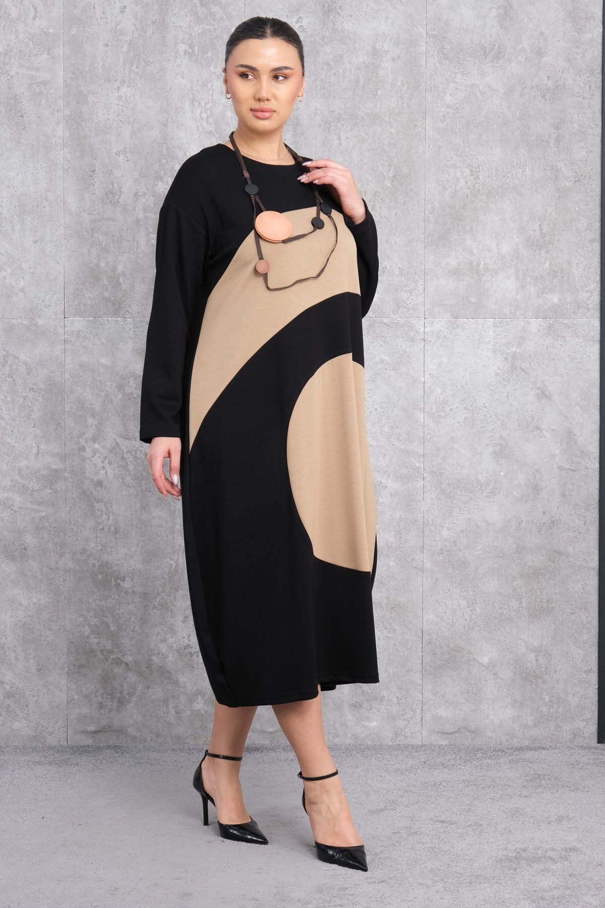 Plus Size Dress-Black