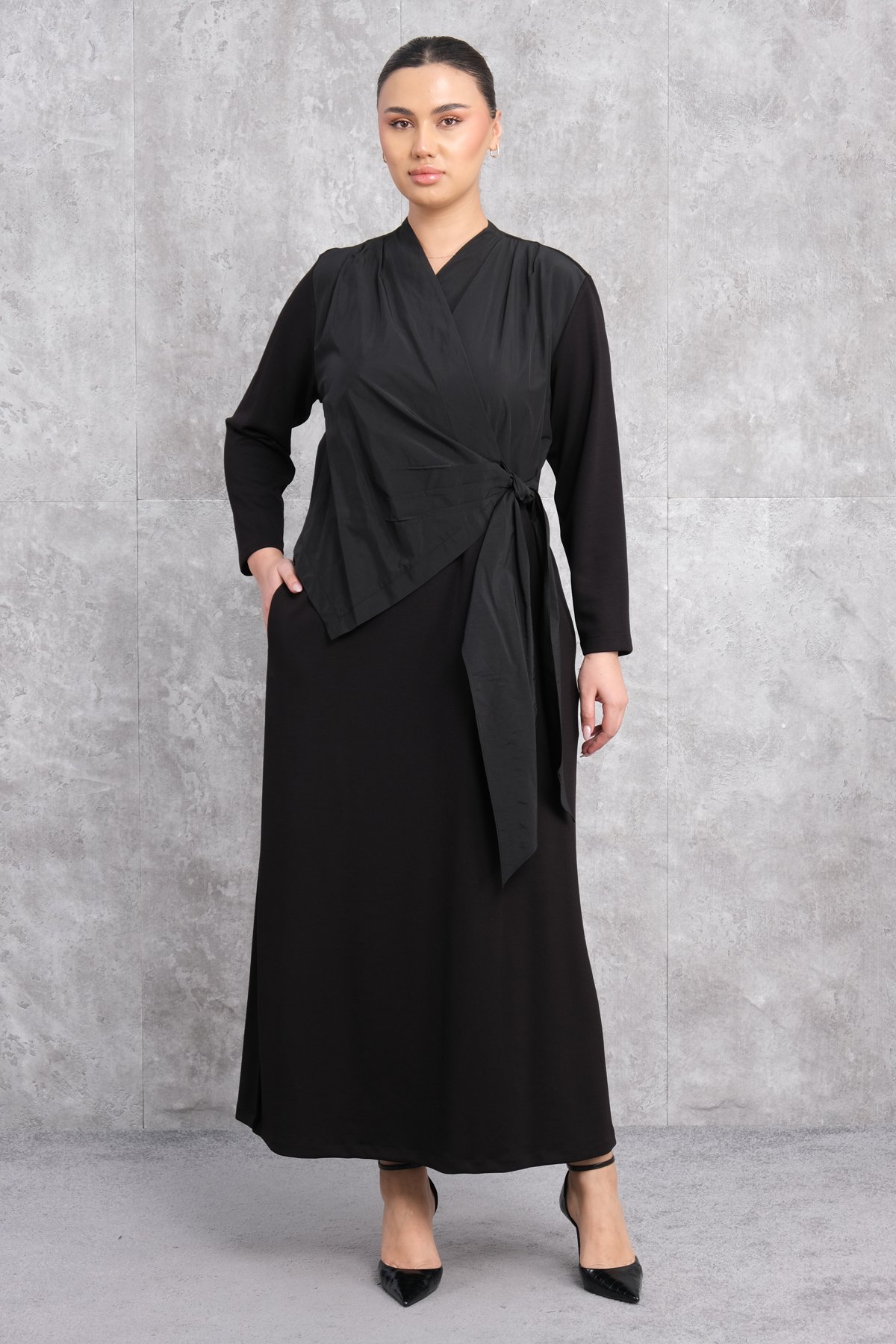Plus Size Dress-Black