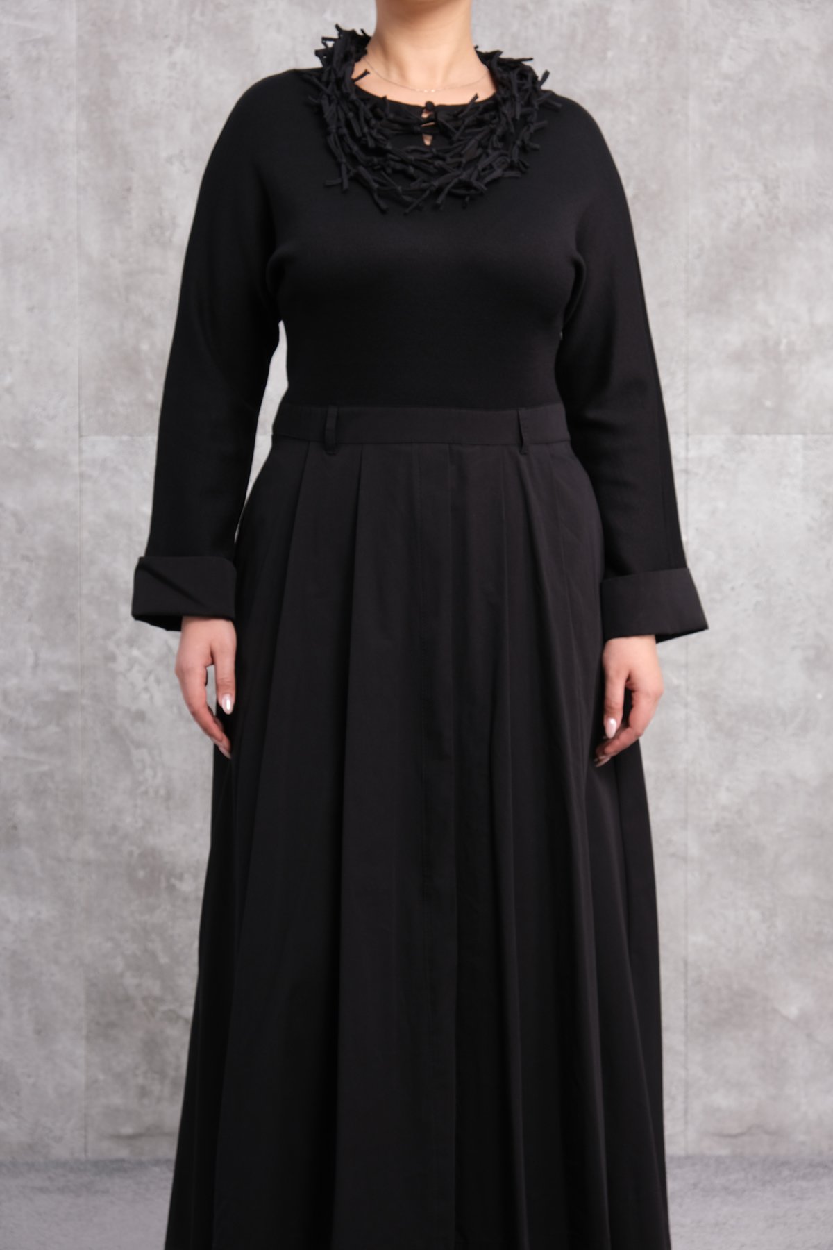 Plus Size Dress-Black