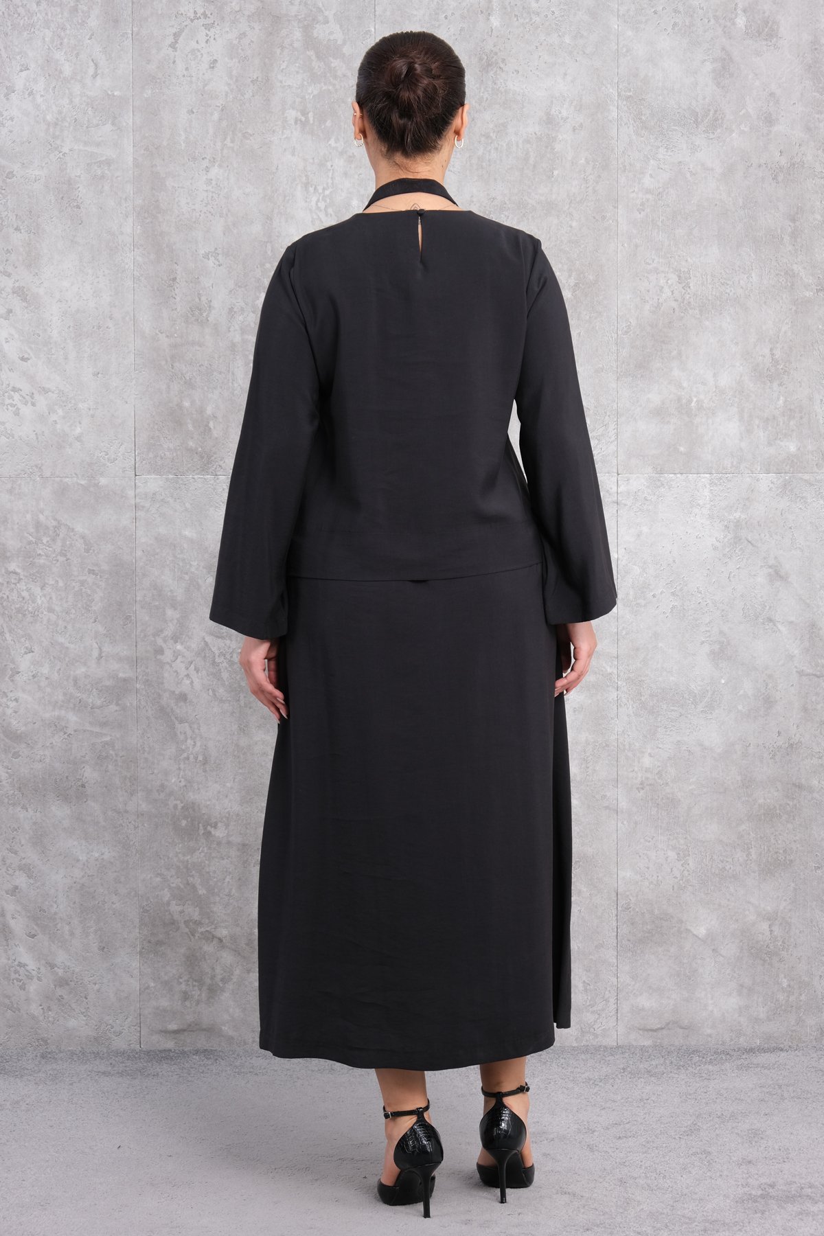 Plus Size Dress-Black