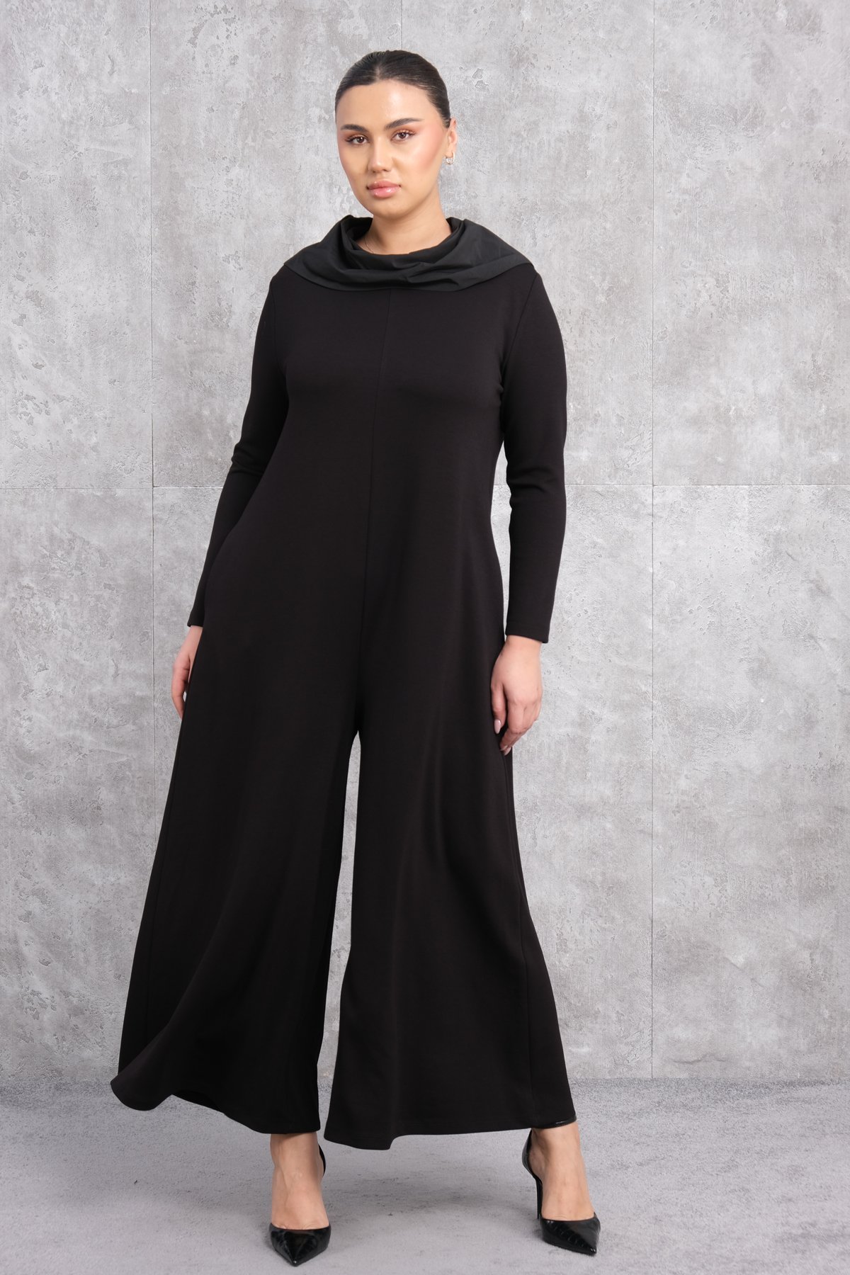 Plus Size Jumpsuit-Black