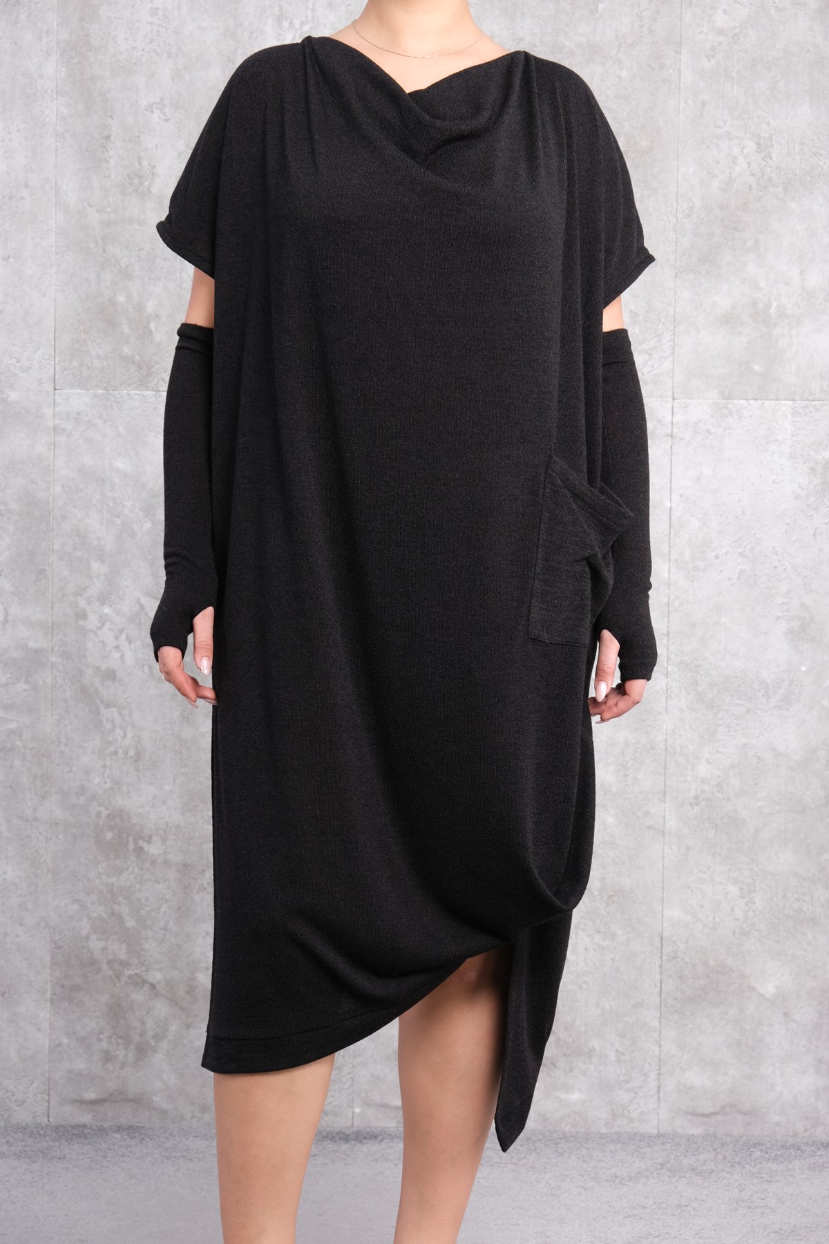 Plus Size Dress-Black