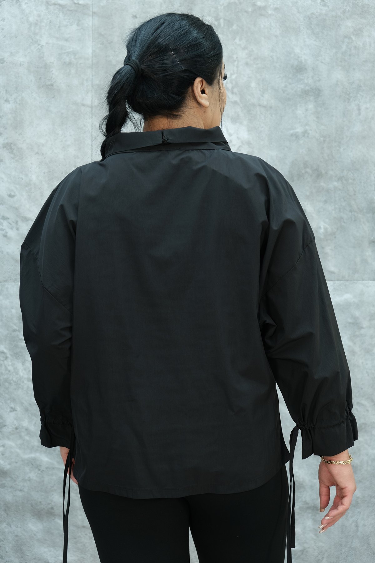 Plus Size Tunic-Black