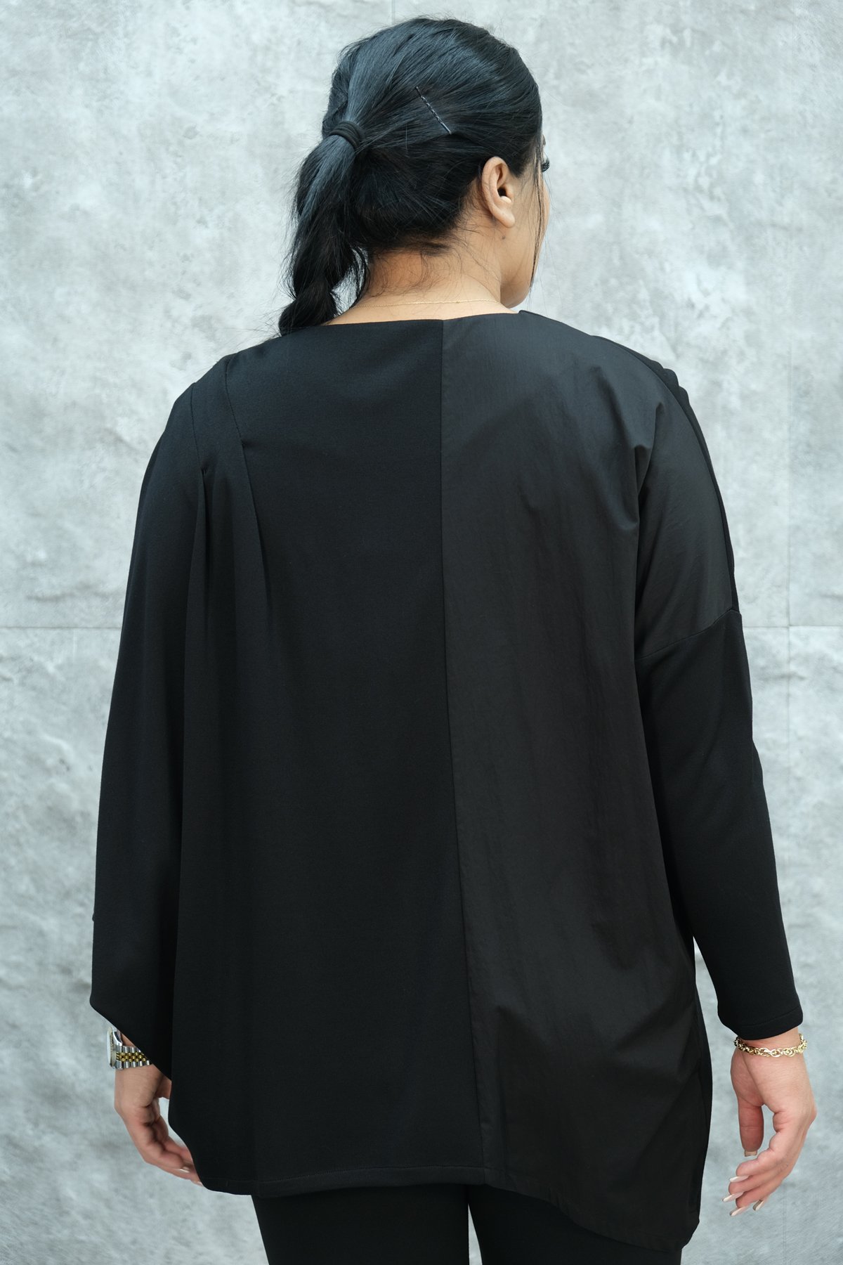 Plus Size Tunic-Black