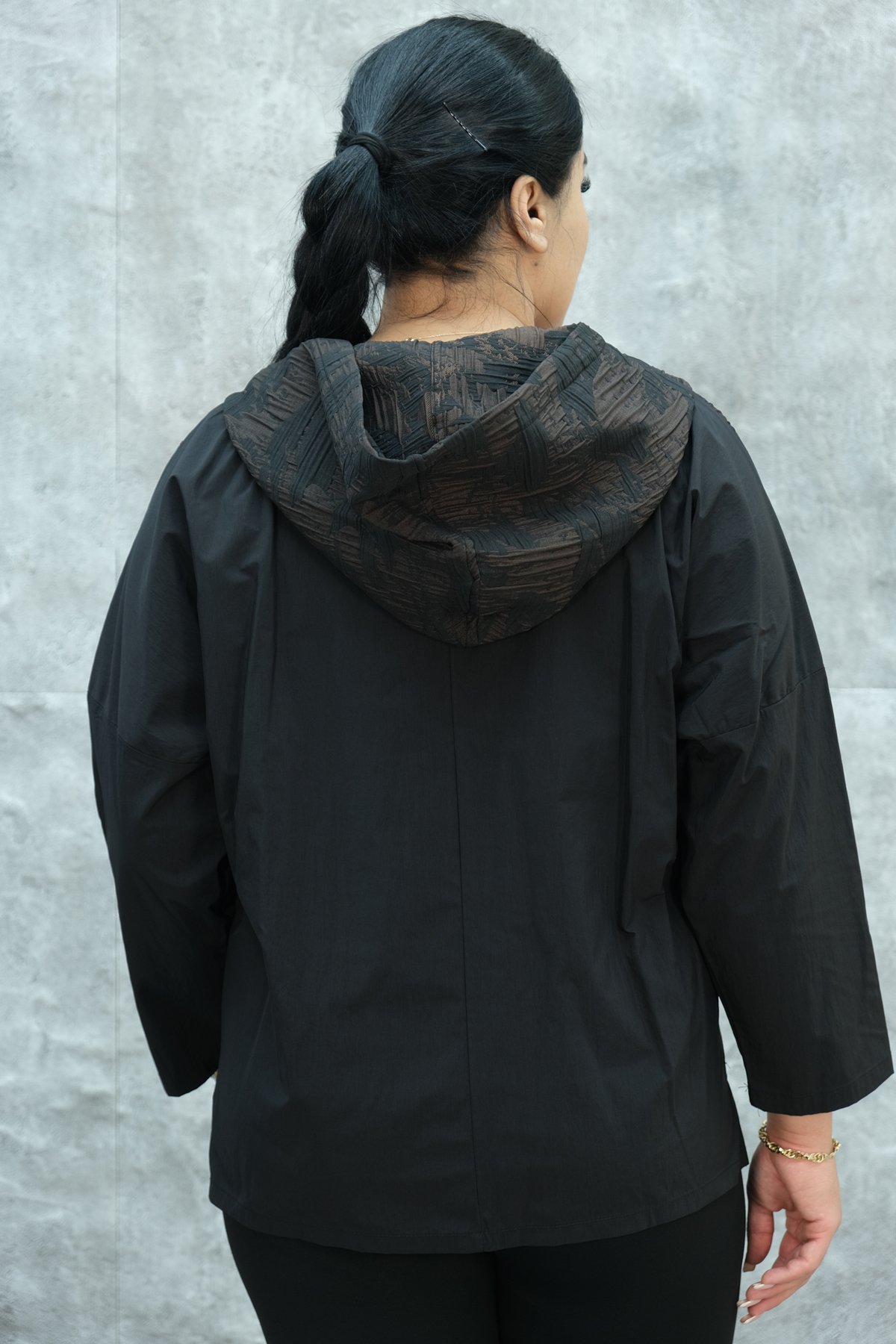 Plus Size Tunic-Brown