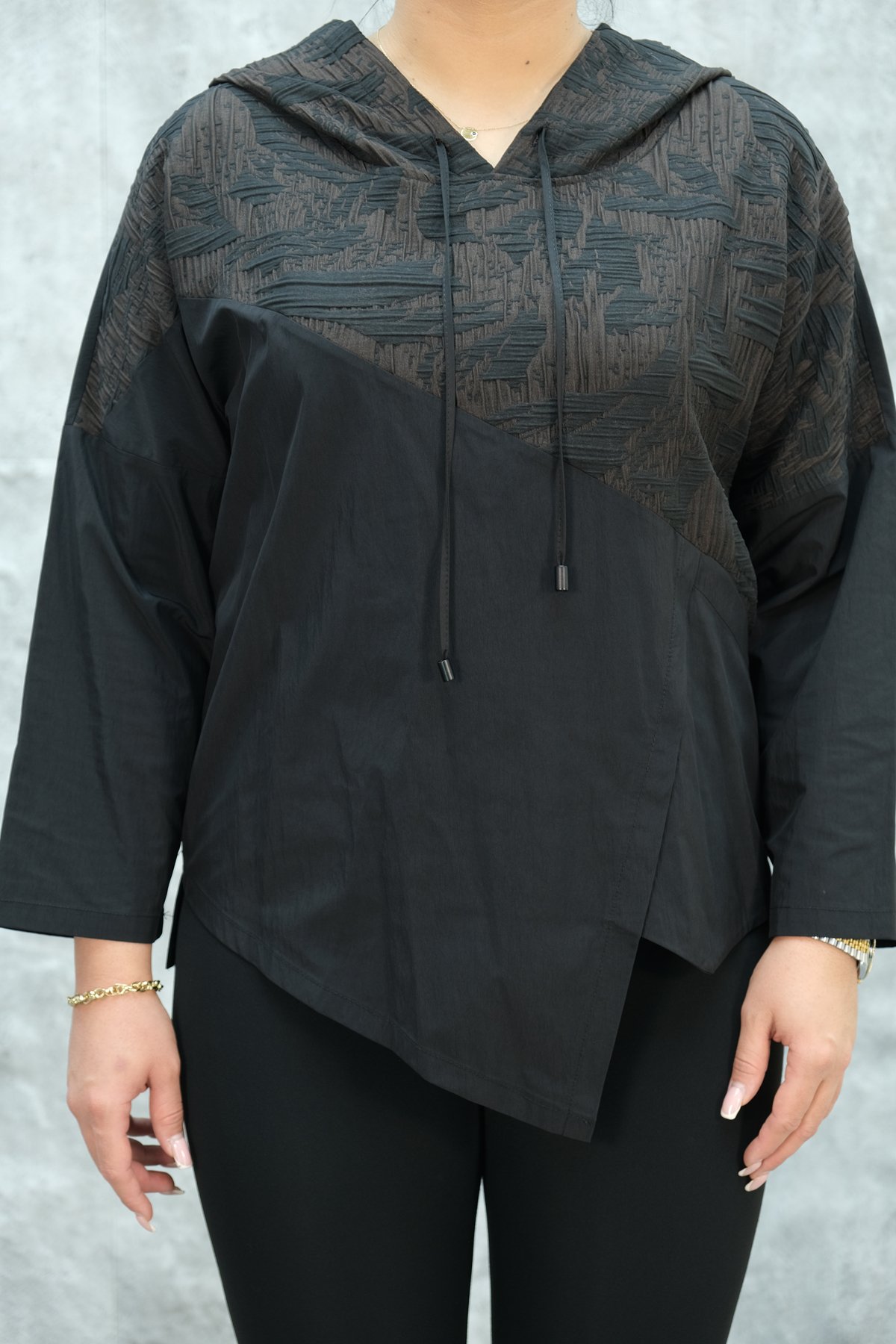 Plus Size Tunic-Brown