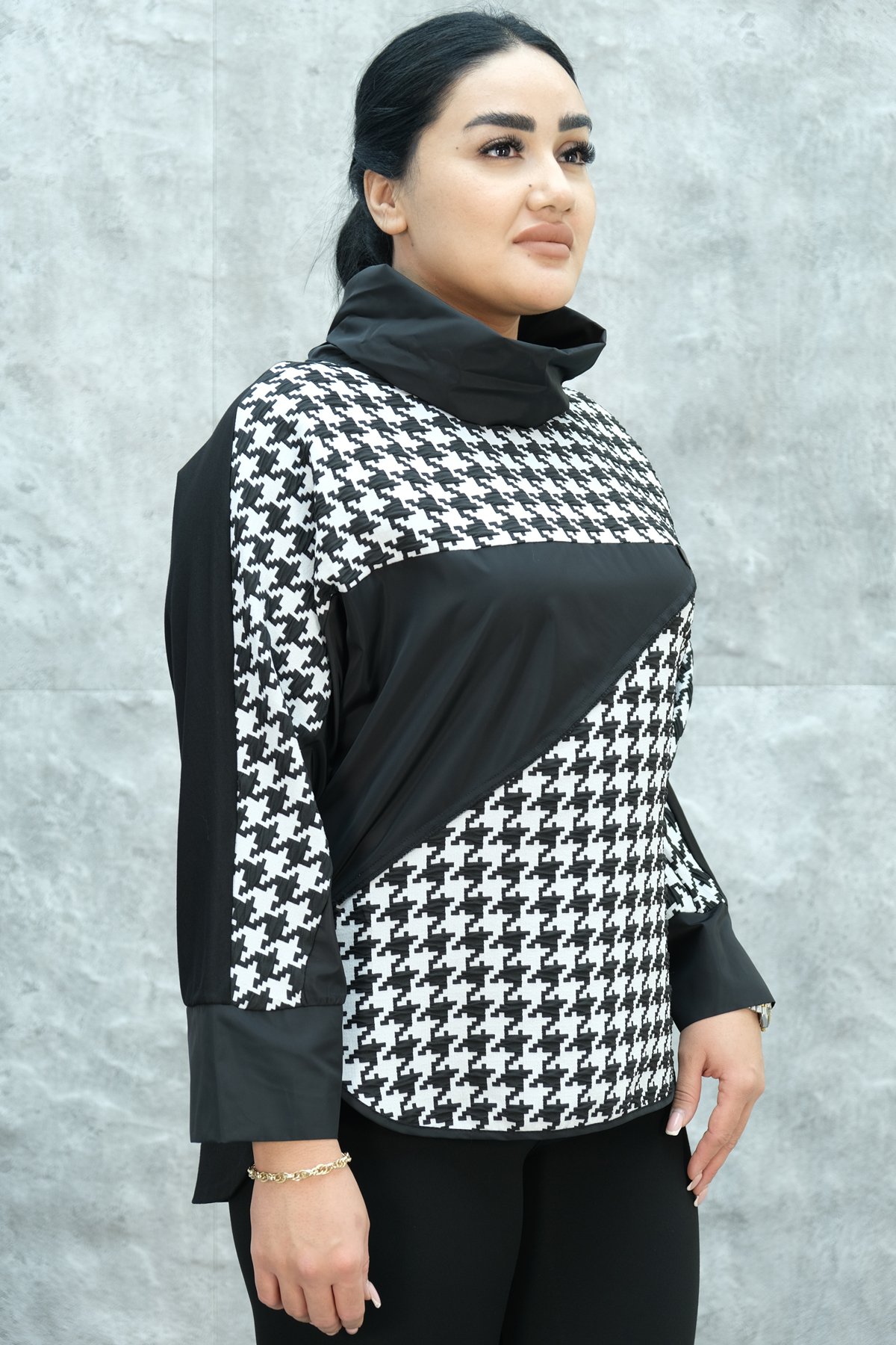 Plus Size Tunic-Black