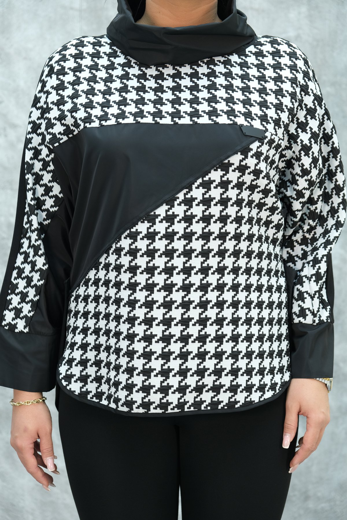 Plus Size Tunic-Black