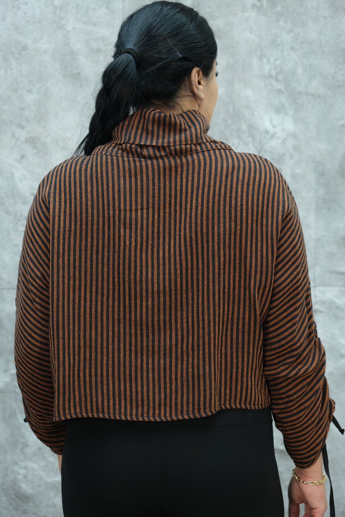 Plus Size Blouse-Orange