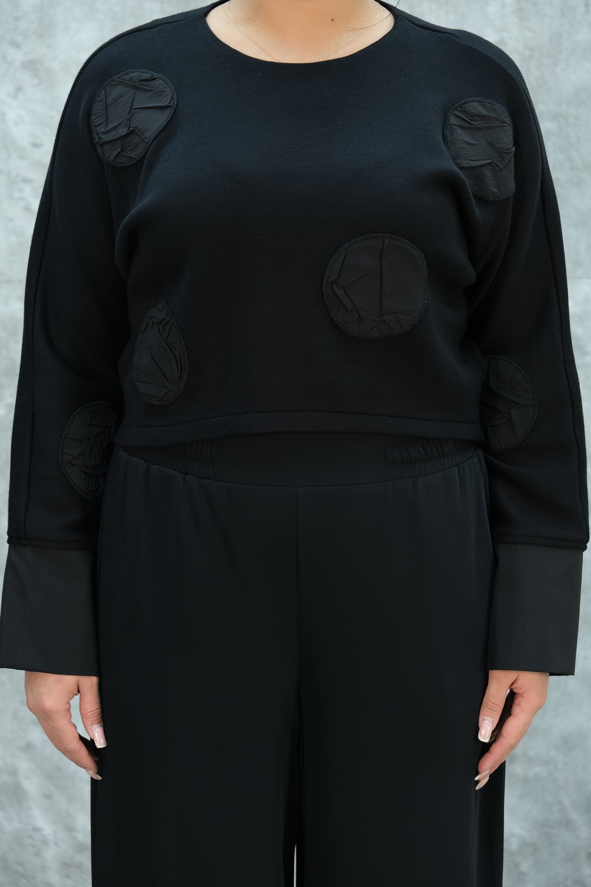 Plus Size Blouse-Black