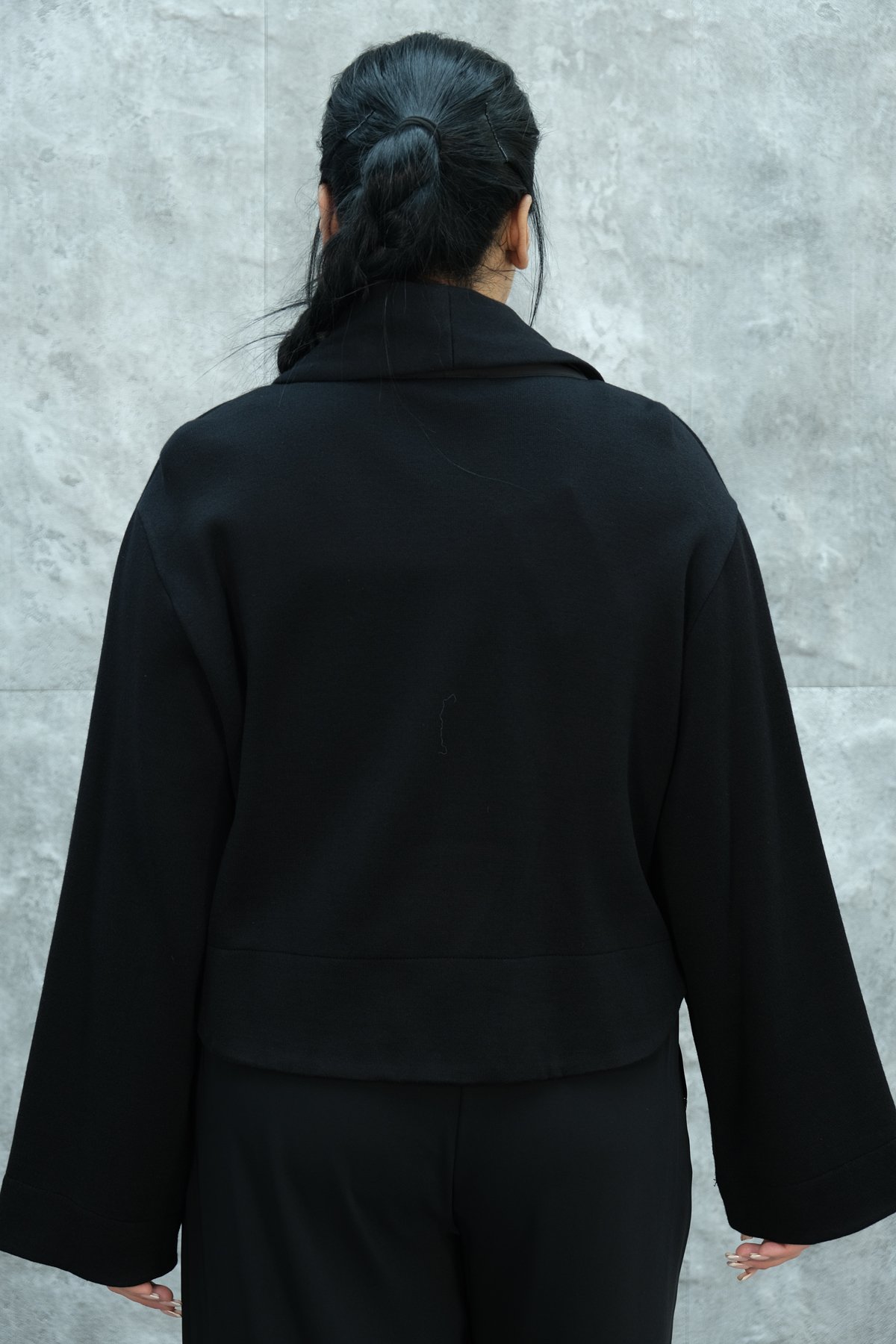 Plus Size Jacket-Black