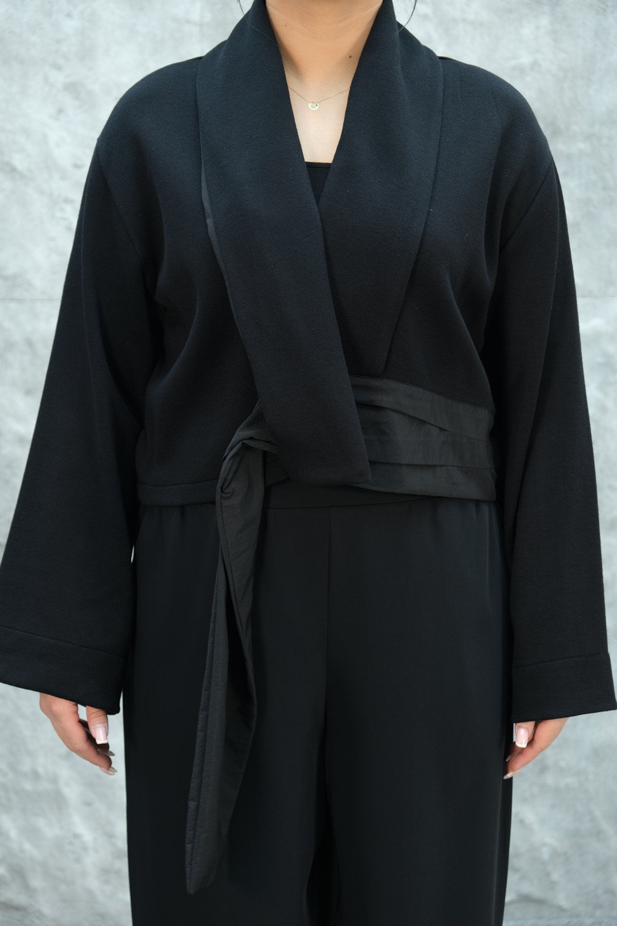 Plus Size Jacket-Black