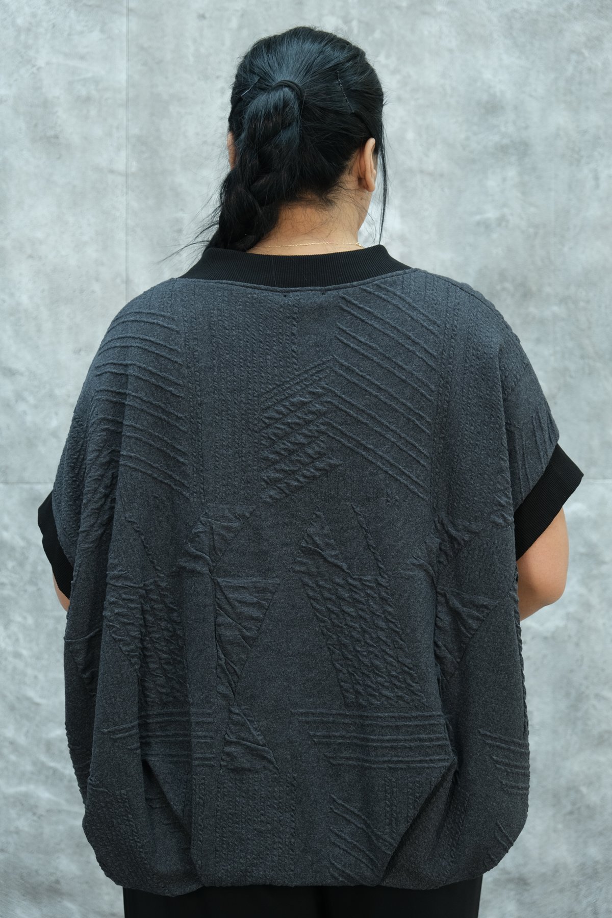 Plus Size Tunic-Grey