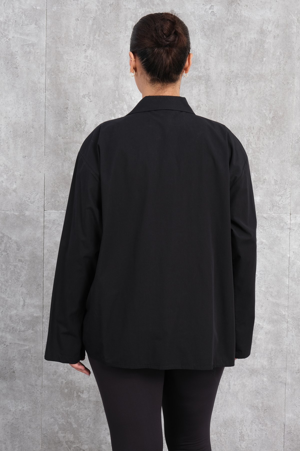 Plus Size Blouse-Black