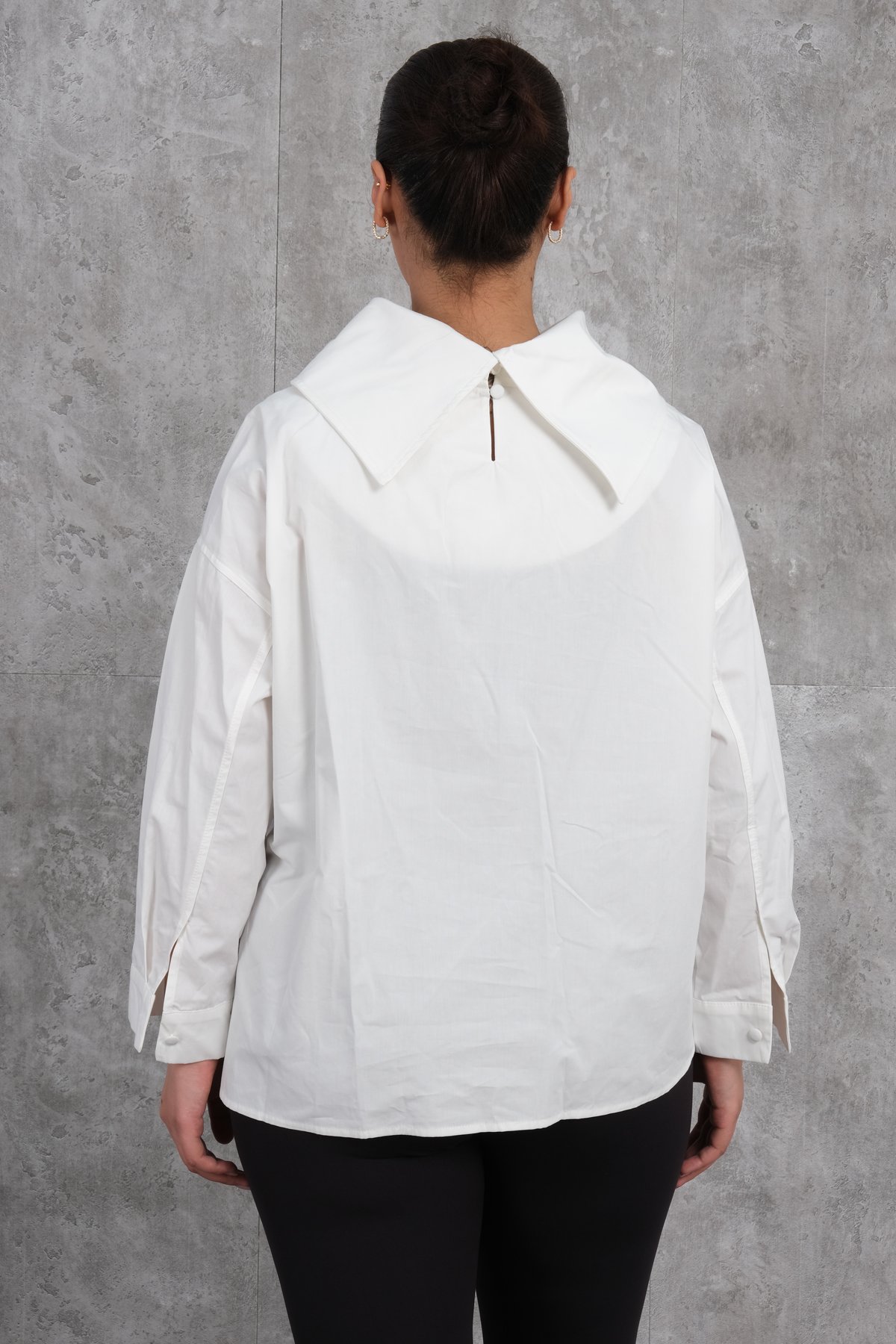 Plus Size Blouse-Ecru