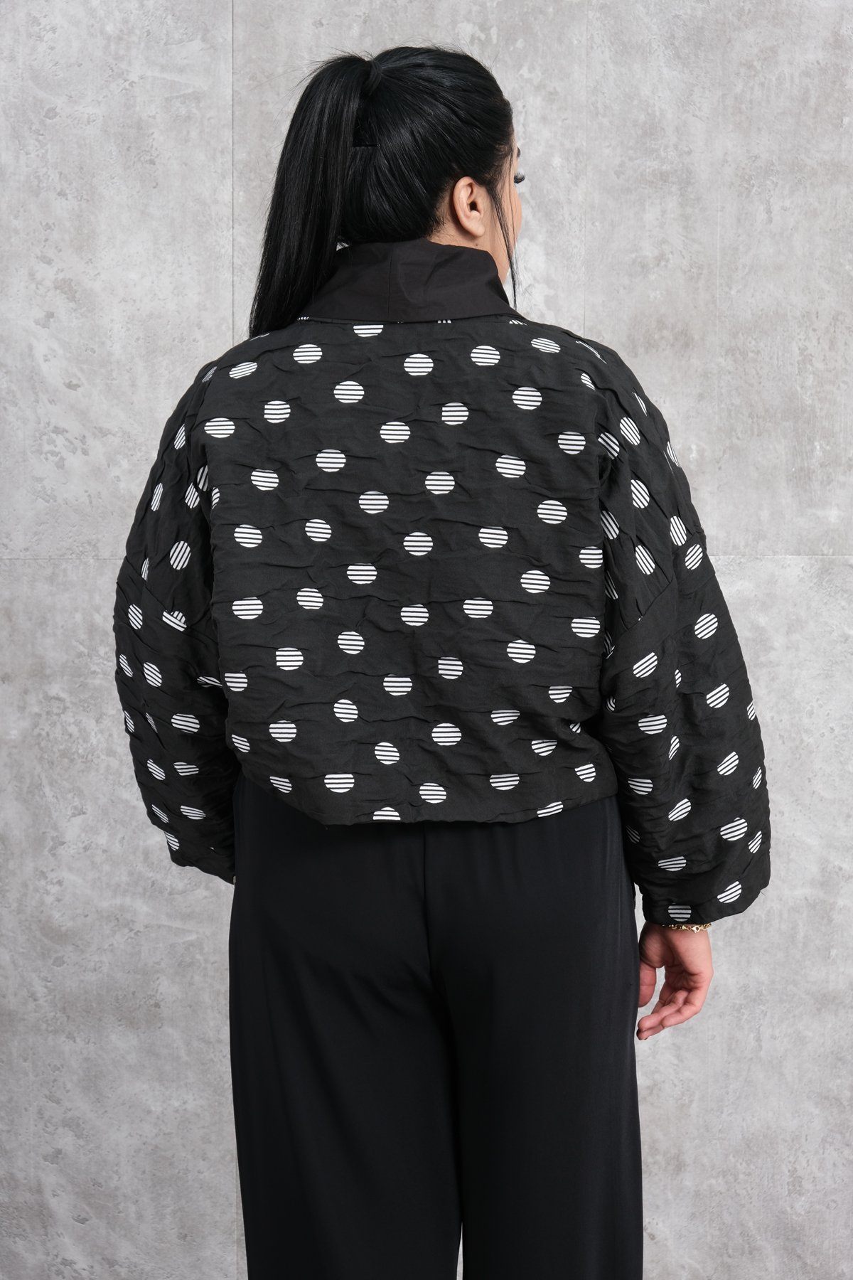 Plus Size Jacket-Black
