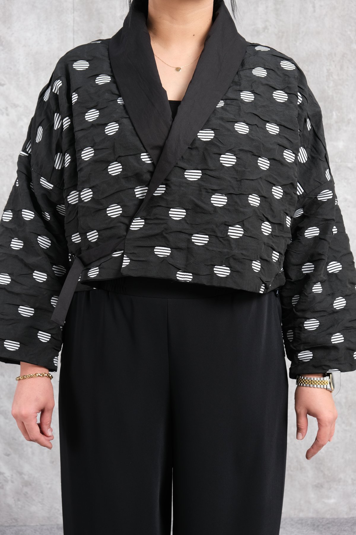 Plus Size Jacket-Black