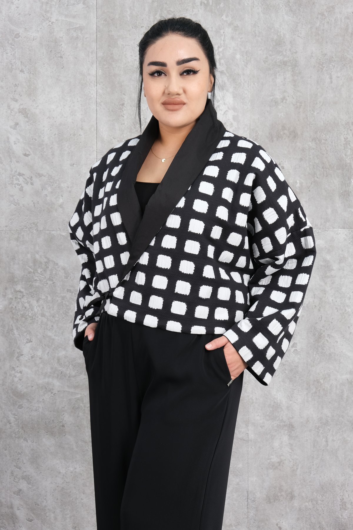 Plus Size Jacket-Anthracite