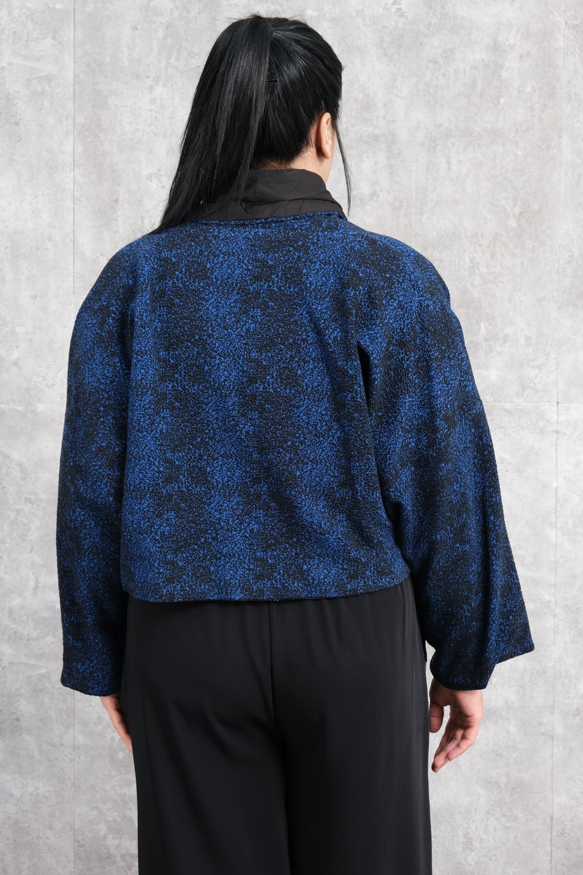 Plus Size Jacket-Bright Blue