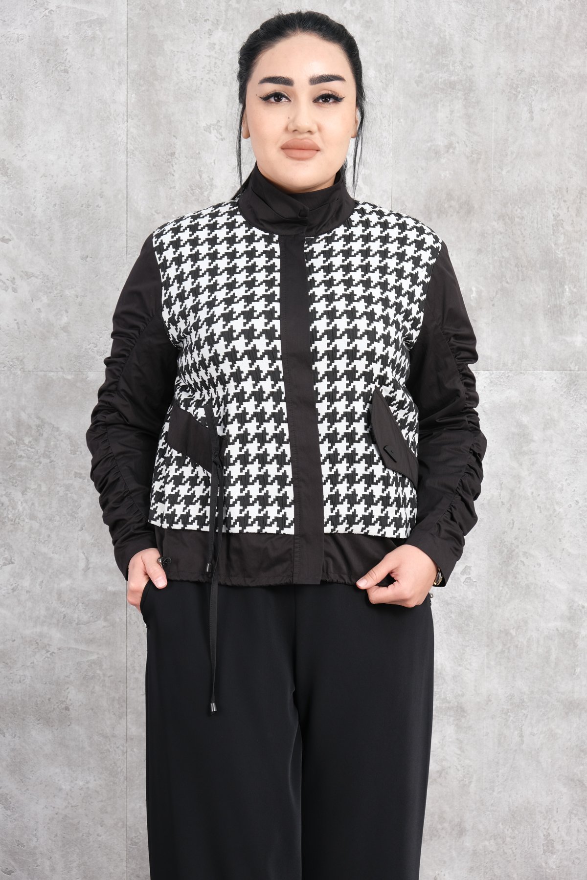 Plus Size Jacket-White