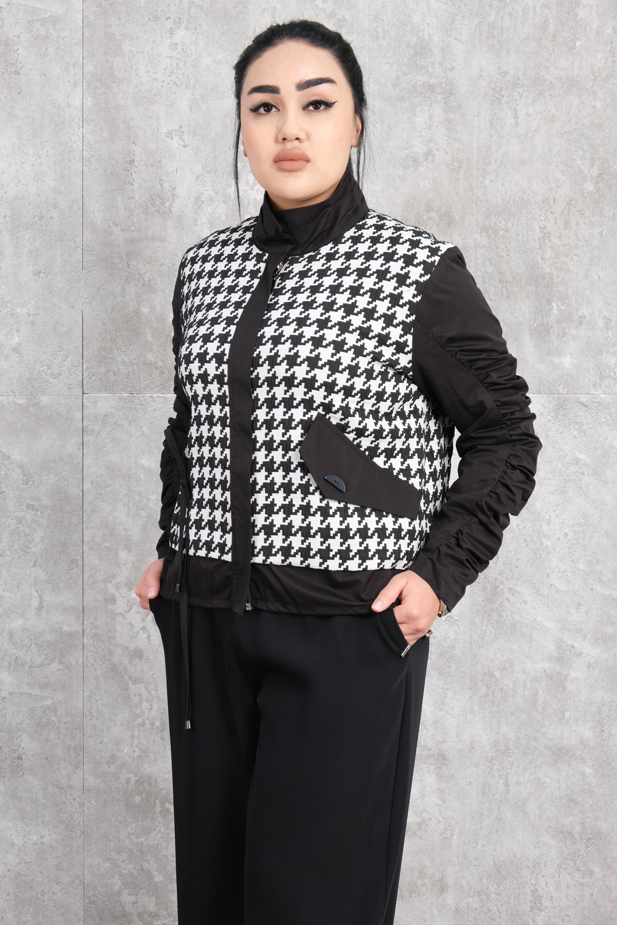 Plus Size Jacket-White