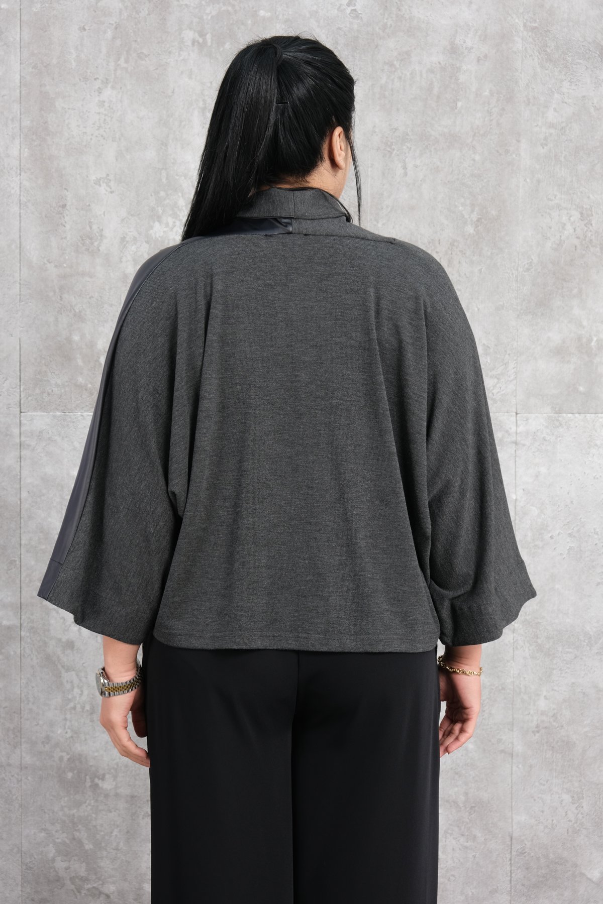 Plus Size Jacket-Anthracite