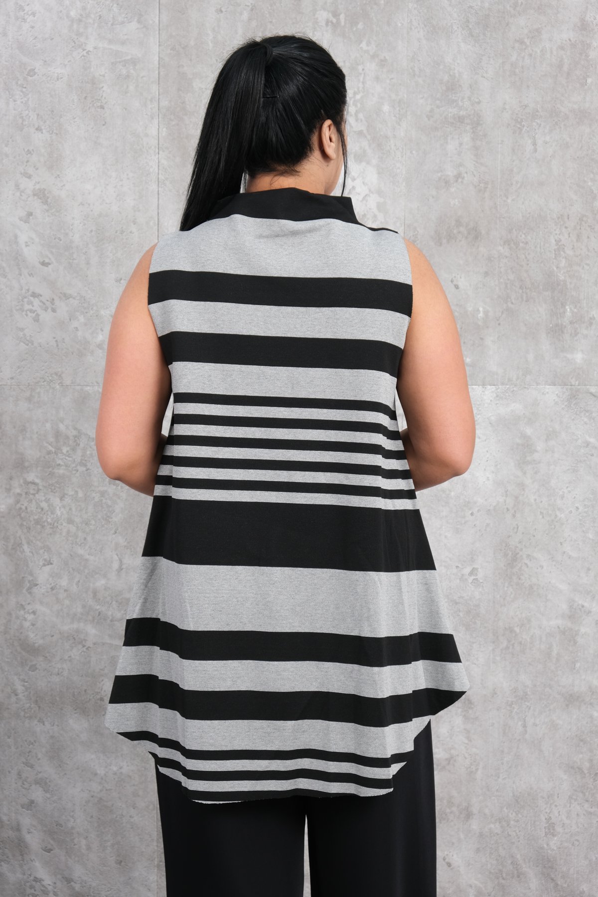 Plus Size Tunic-Black