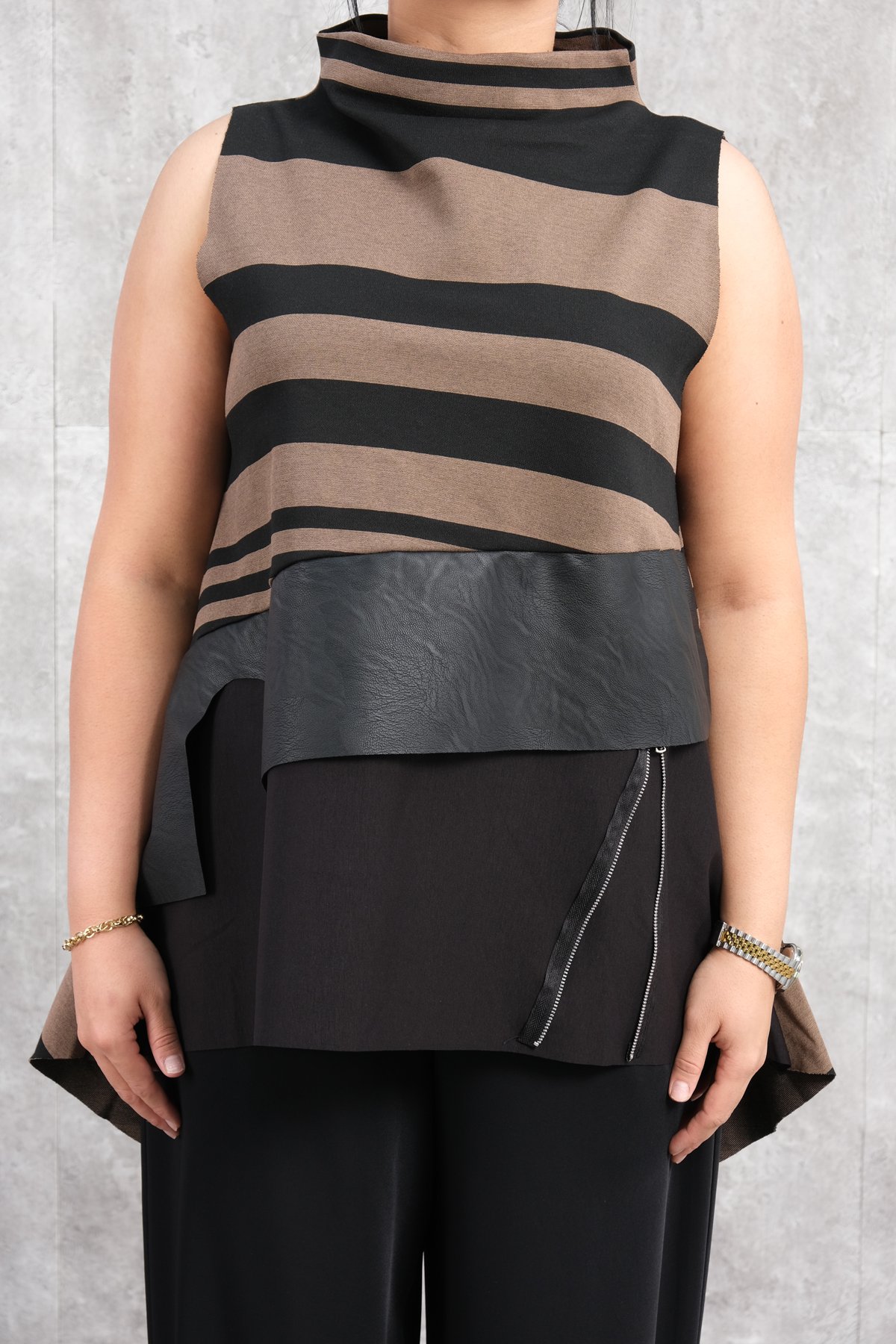 Plus Size Tunic-Camel