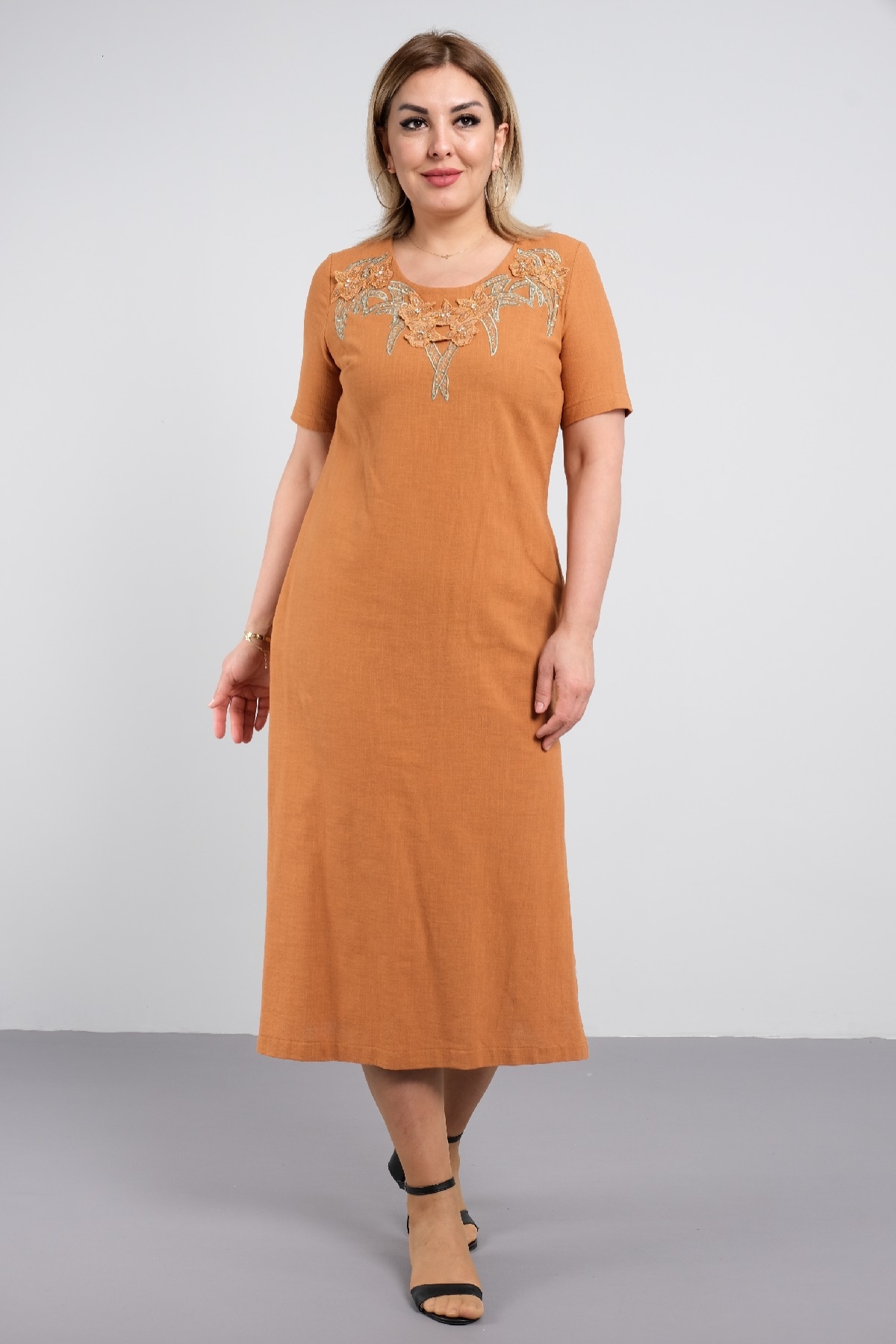 Casual Dresses-Terracotta
